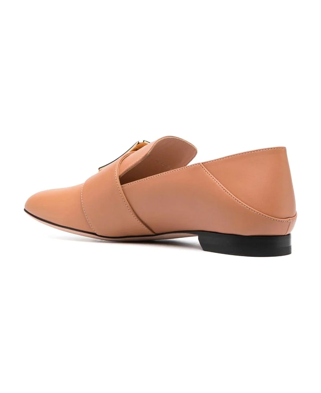 Bally Leather Loafers - Beige