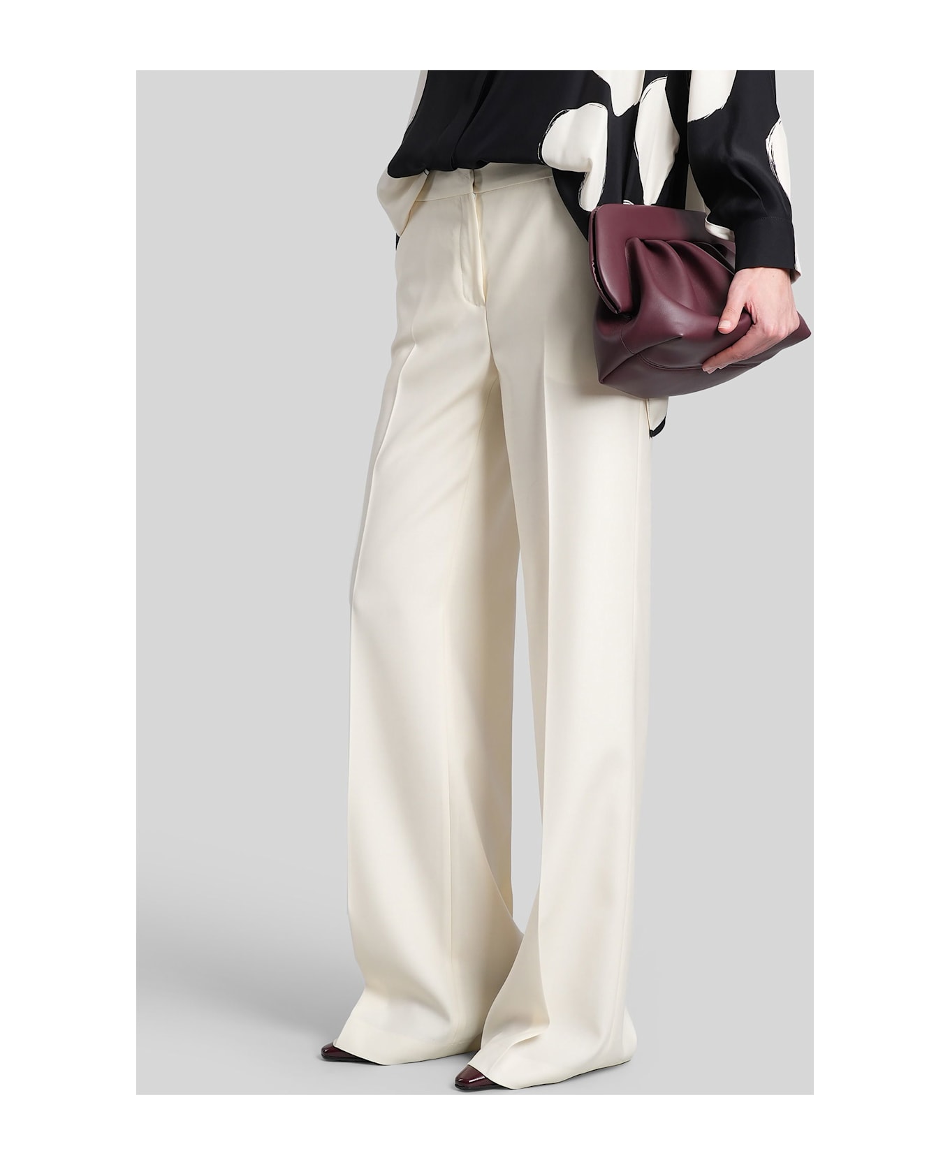 Gianluca Capannolo Valerie Pant Pants In Beige Wool - beige