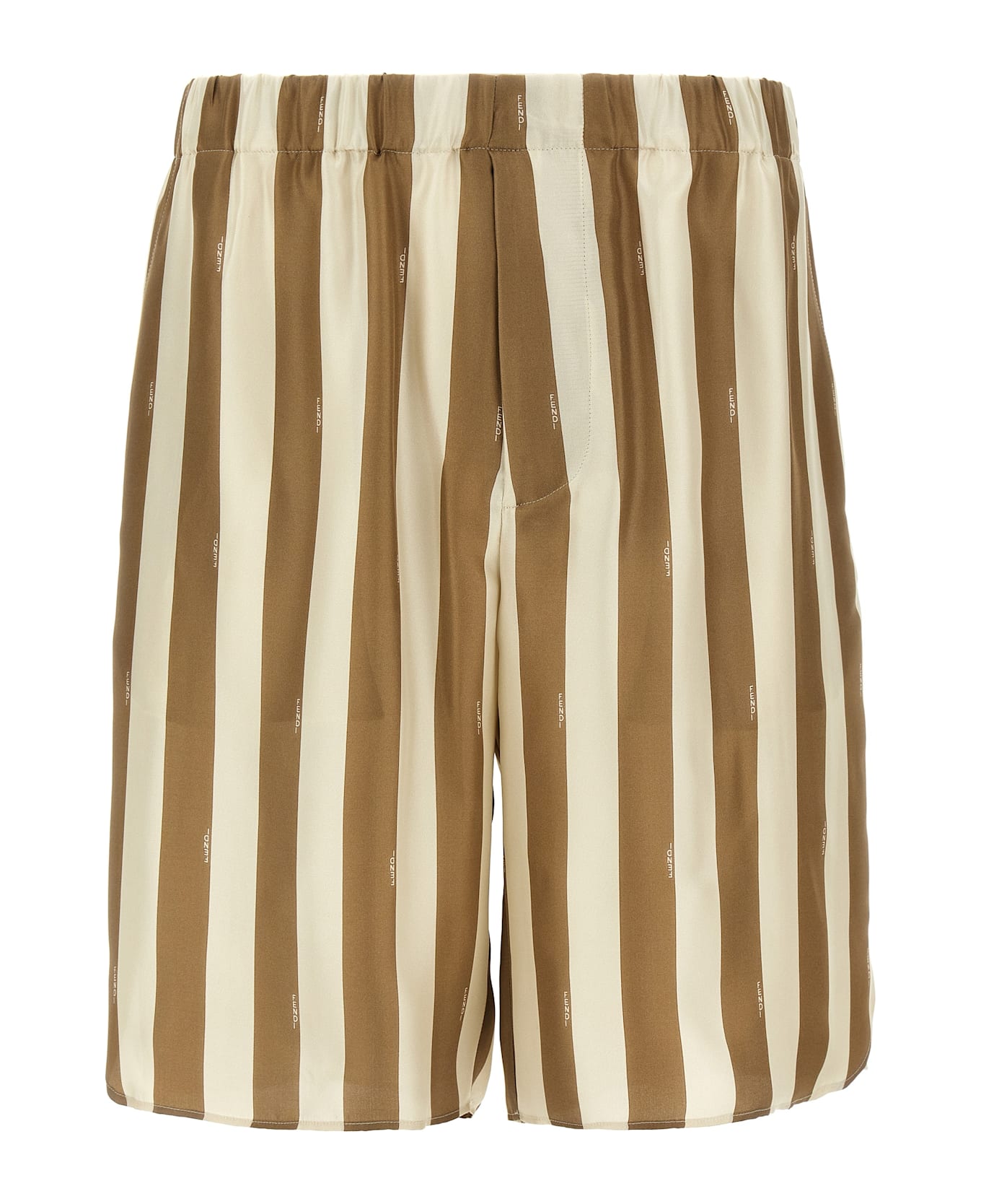 Fendi Bermuda Pequin - Multicolor