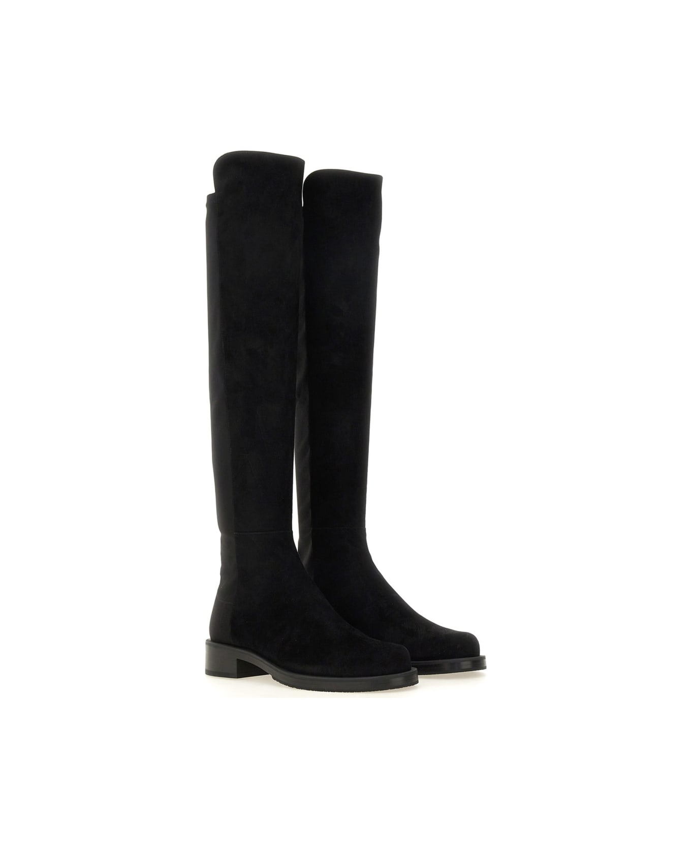 Stuart Weitzman Suede Boot - BLACK