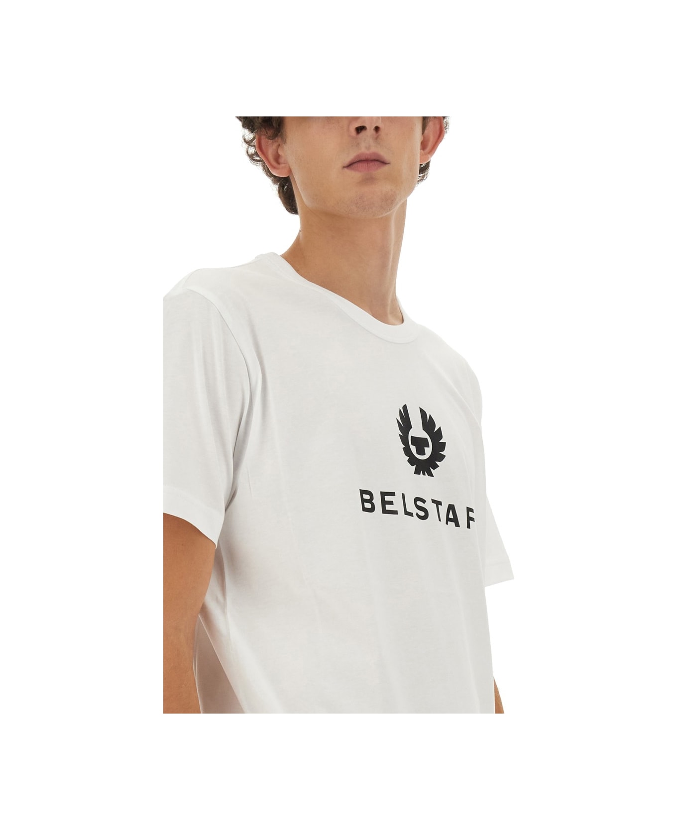 Belstaff T-shirt With Logo - WHITE