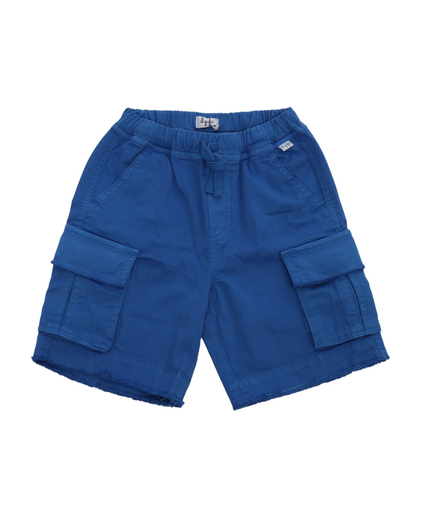 Il Gufo Blue Bermuda With Pockets - BLUE ボトムス