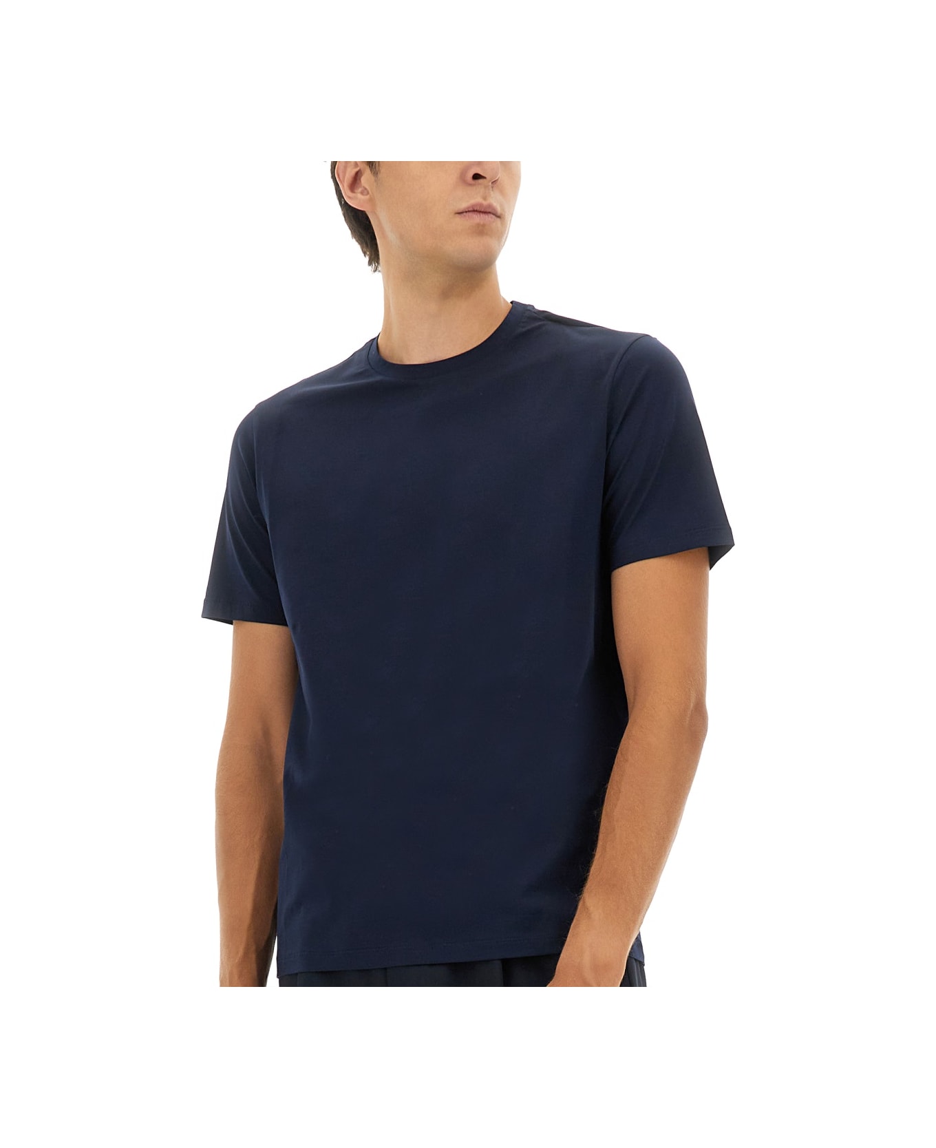 Herno Cotton T-shirt - BLUE