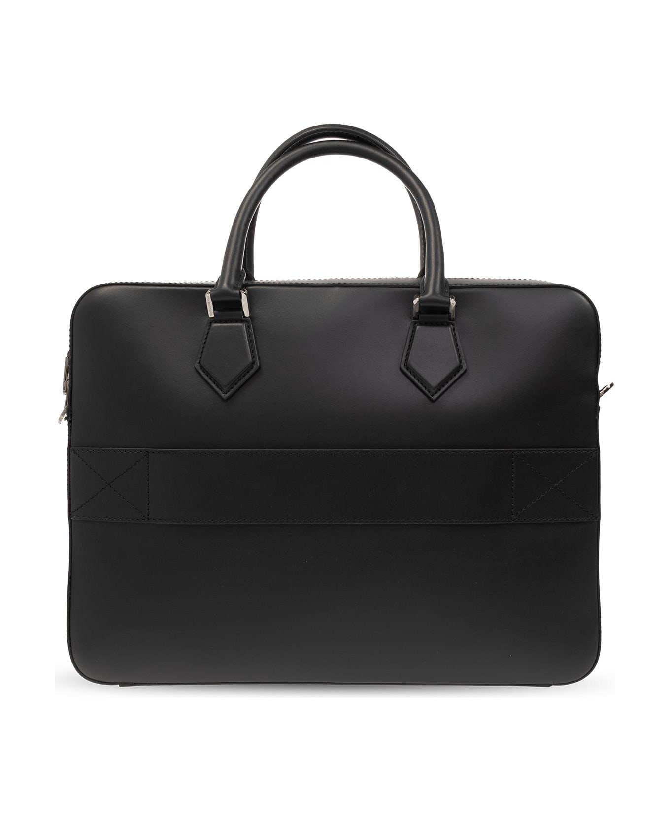 Dolce & Gabbana Briefcase With Logo - Nero トラベルバッグ