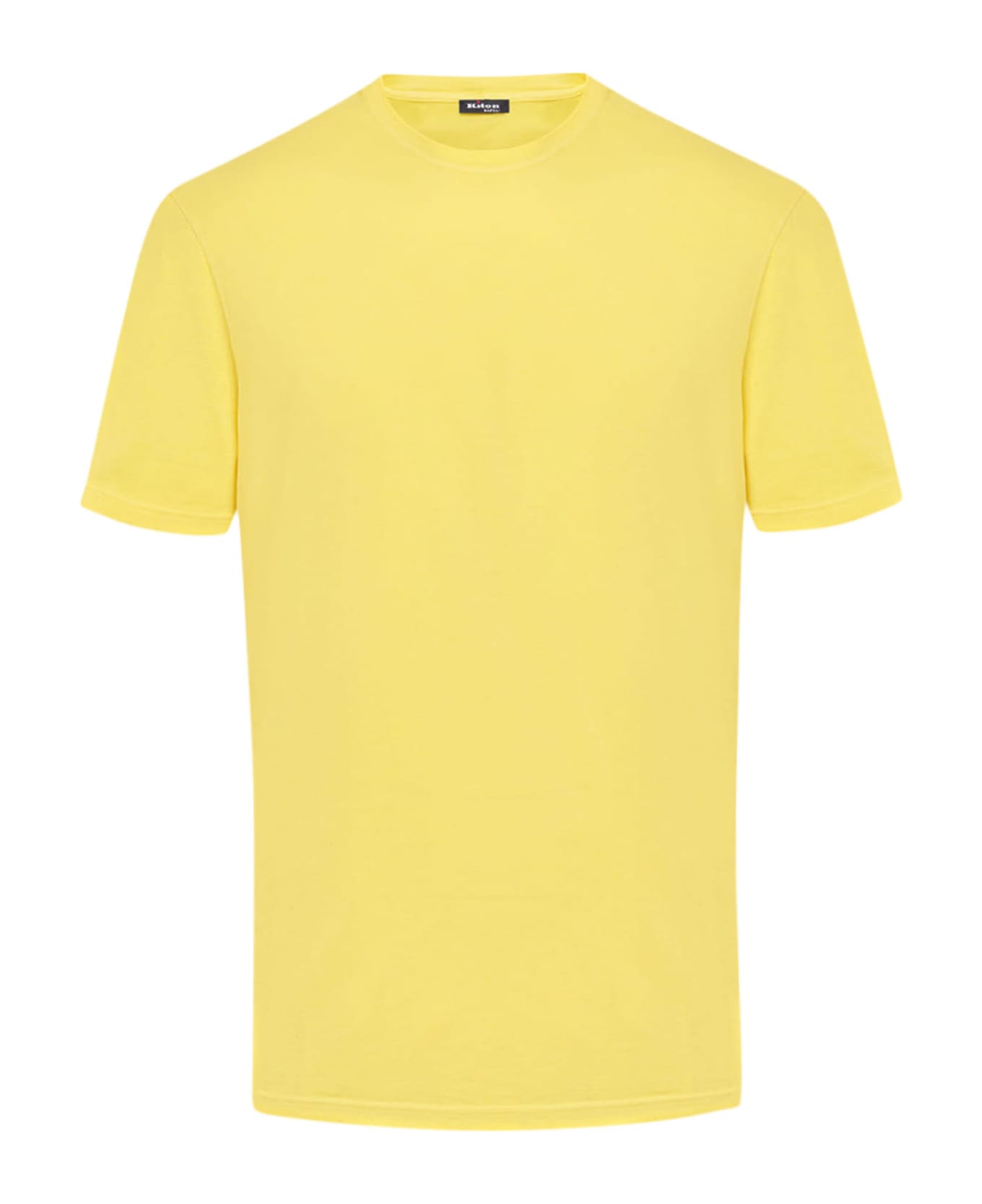 Kiton Jersey T-shirt S/s Cotton - YELLOW