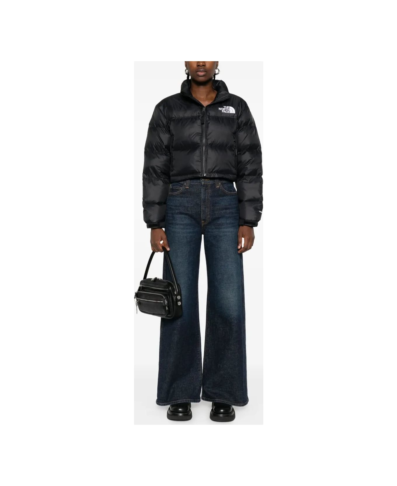 The North Face W Nuptse Short Jacket - Tnf Black