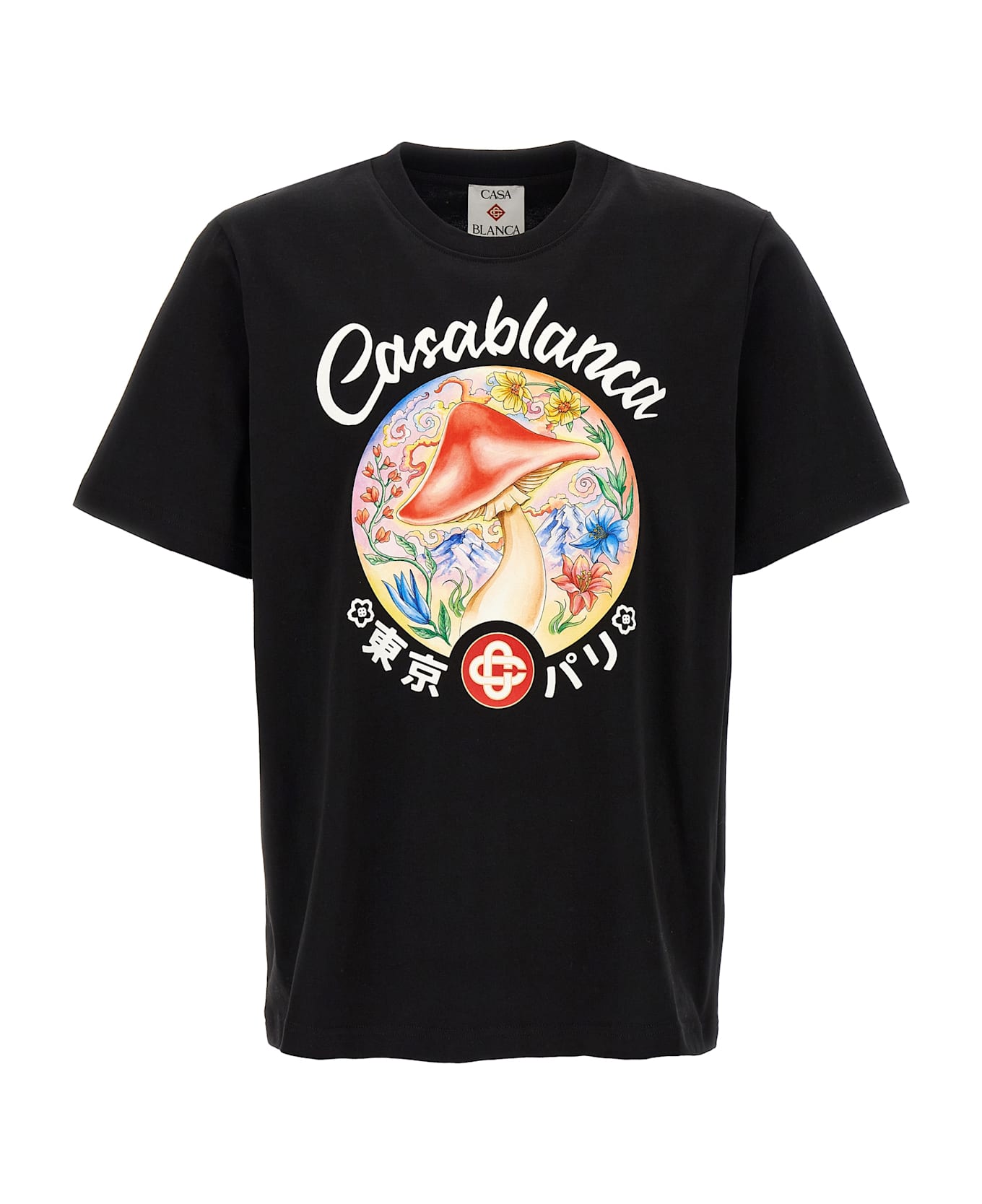 Casablanca 
mushroom Emblem
 T-shirt - Multicolor