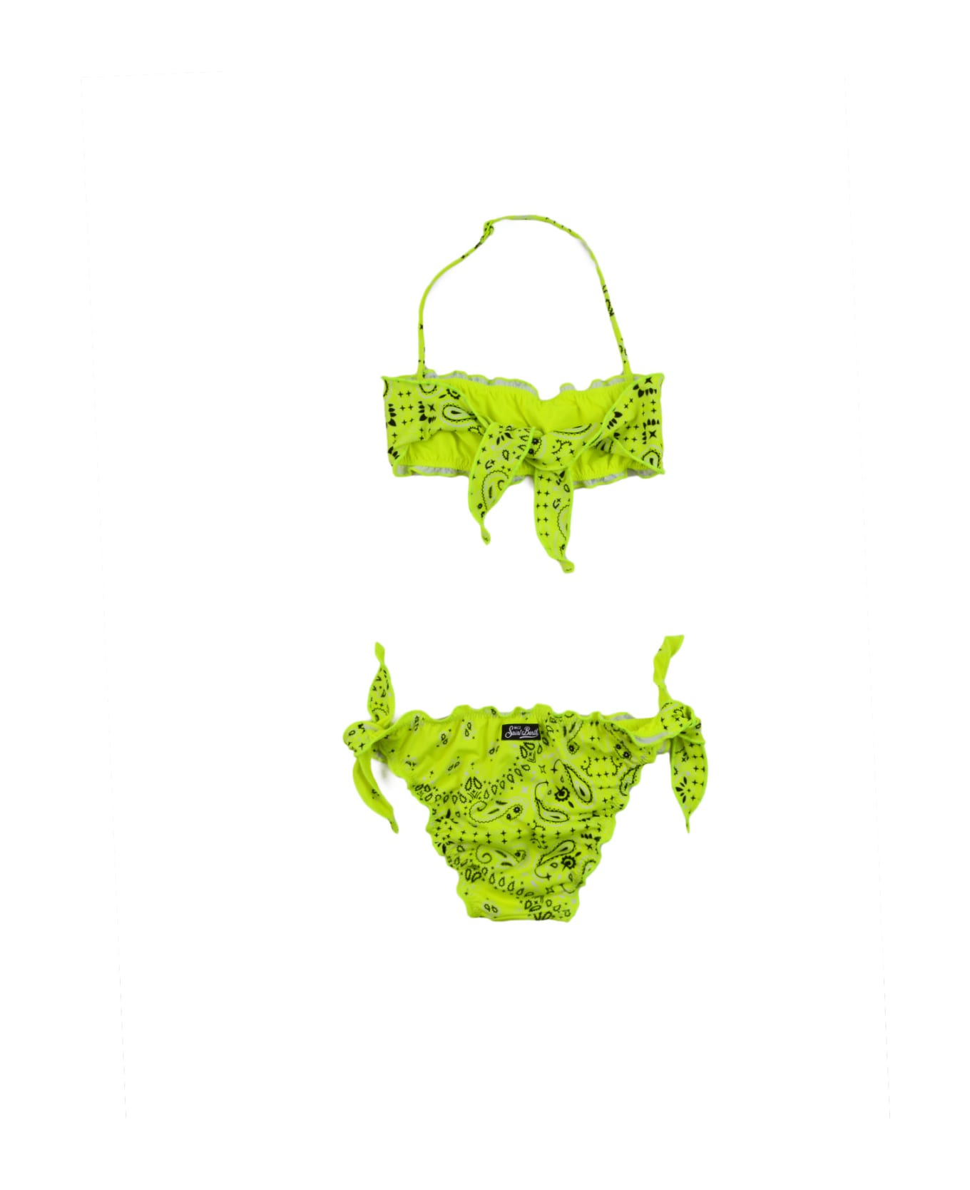MC2 Saint Barth Bikini Swimsuit With Bandana Print - Green 水着