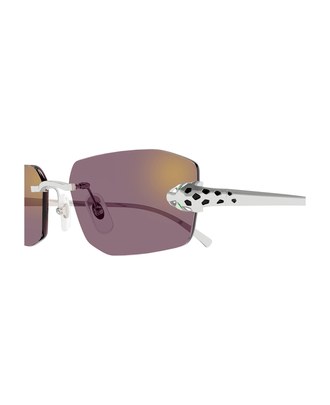 Cartier Eyewear Première De Cartier Ct0474s-004 - Silver Sunglasses - Silver