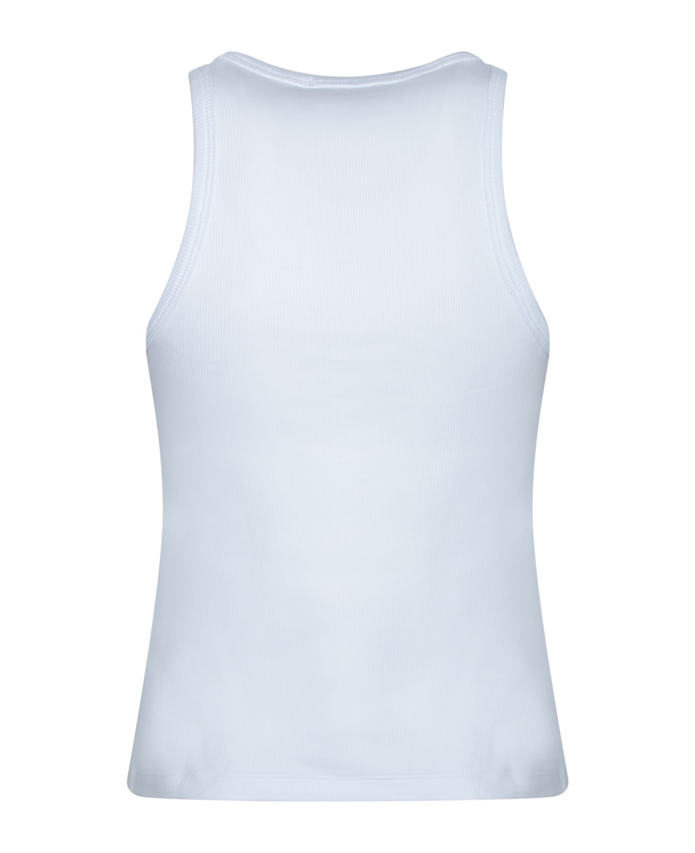 MSGM Tops With Logo - WHITE