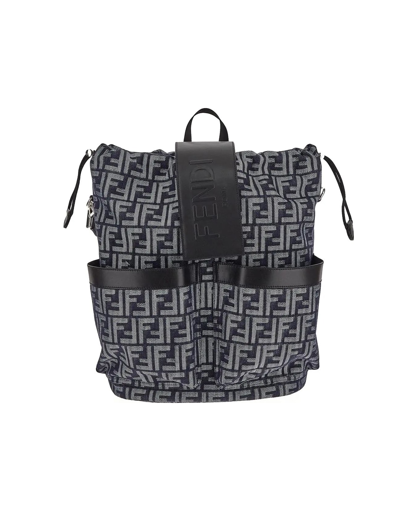 Fendi Drawstring Backpack - Denim multicolor