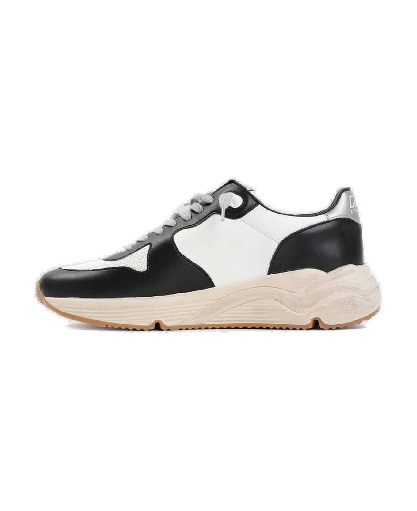 Golden Goose Running Sole Sneaker Man By - WHITE/BLACK/RED/SILVER