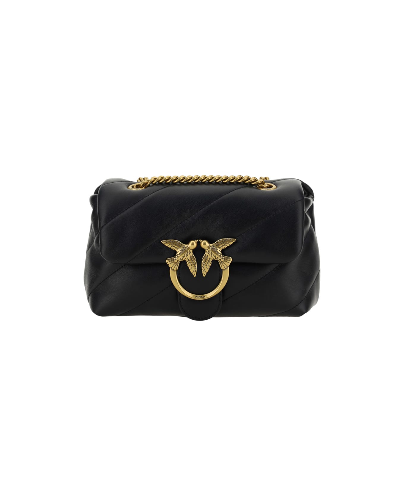 Pinko Love Mini Puff Shoulder Bag - Black