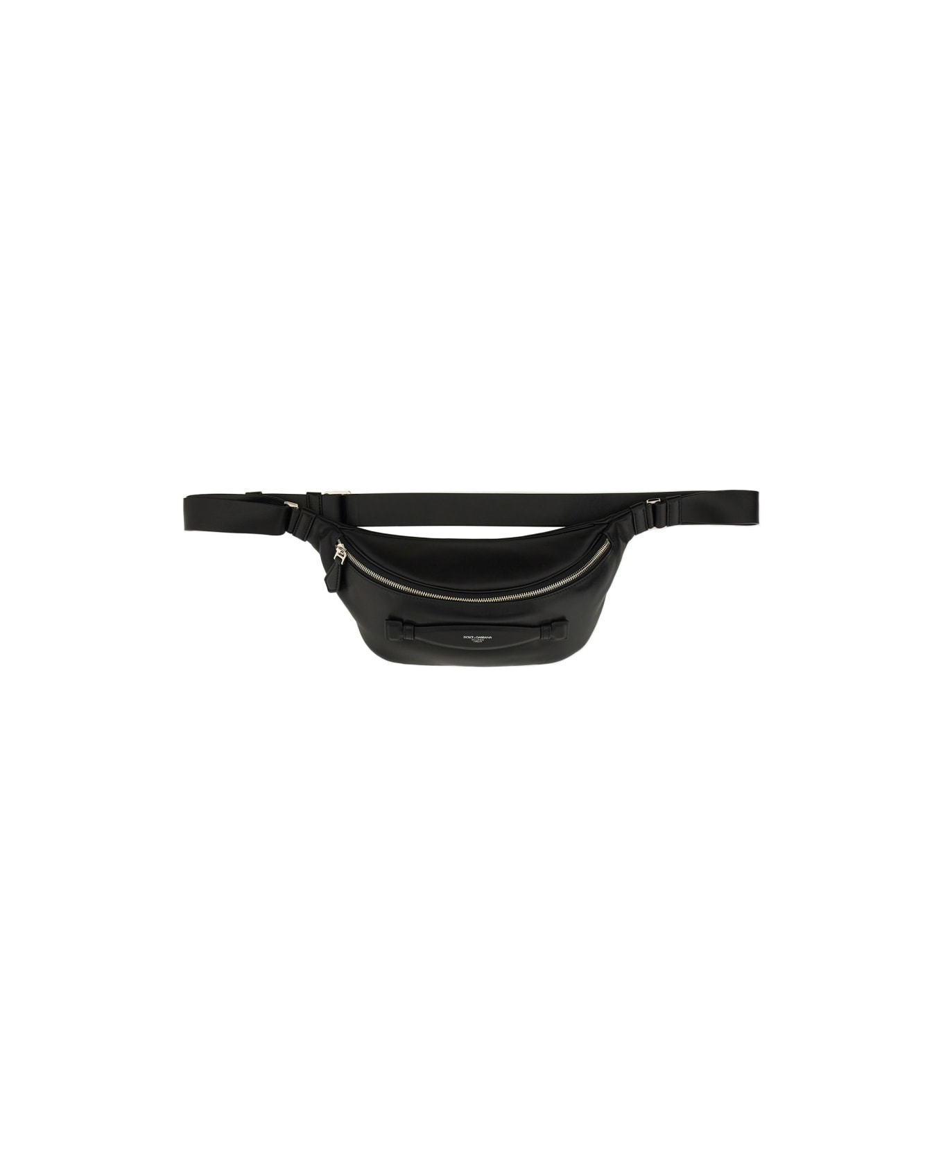 Dolce & Gabbana Leather Pouch - BLACK