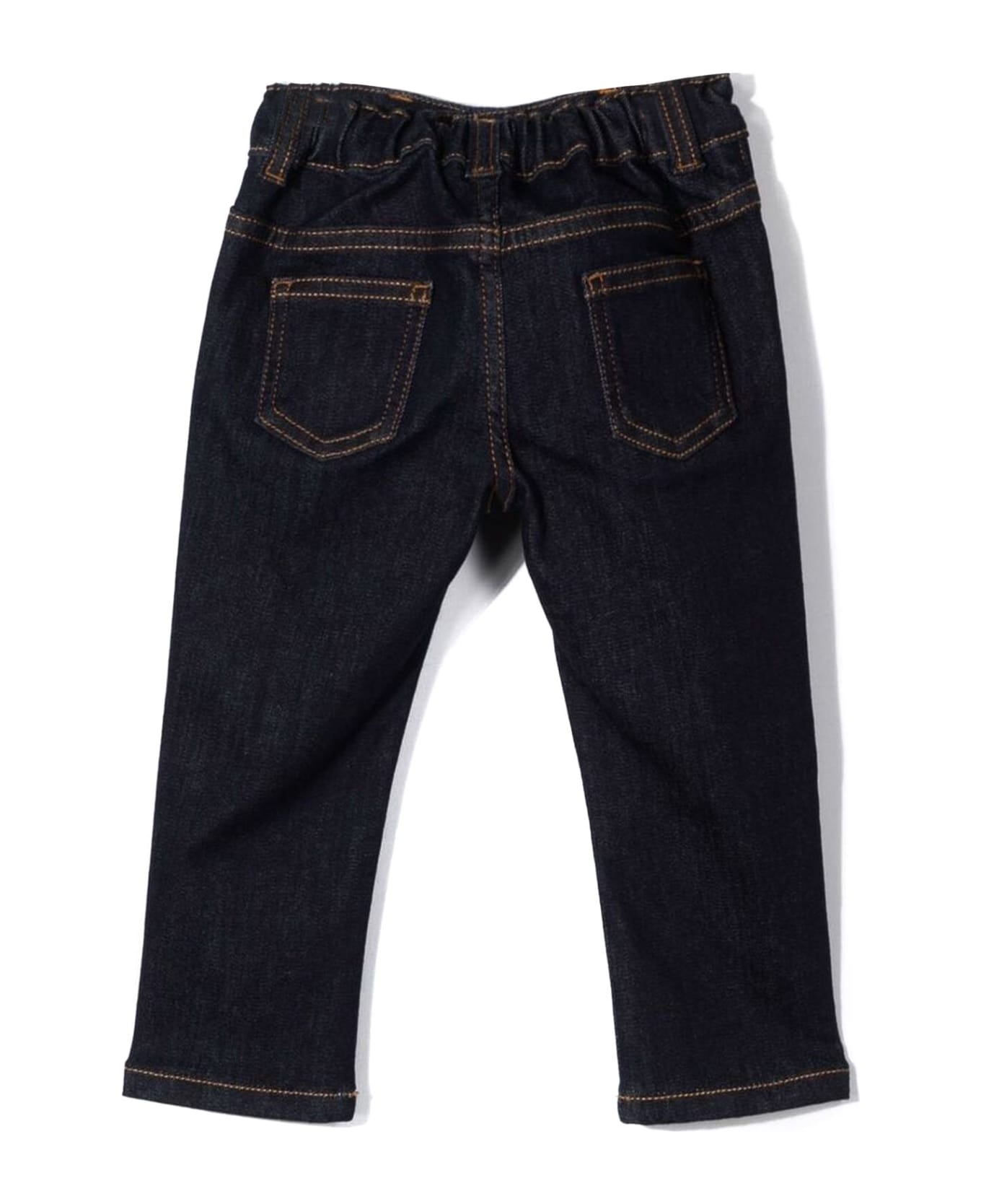 Balmain Indigo Blue Cotton Jeans - Denim