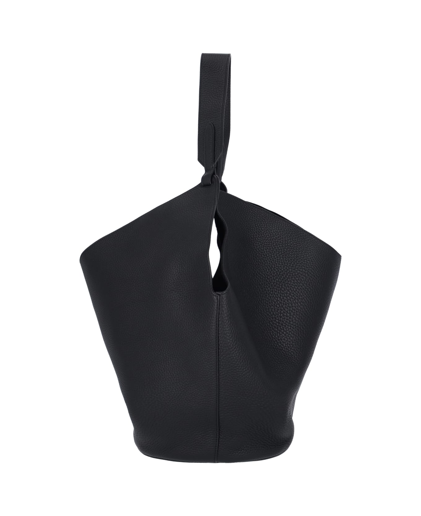 Khaite Medium Tote Bag "lotus" - Black  