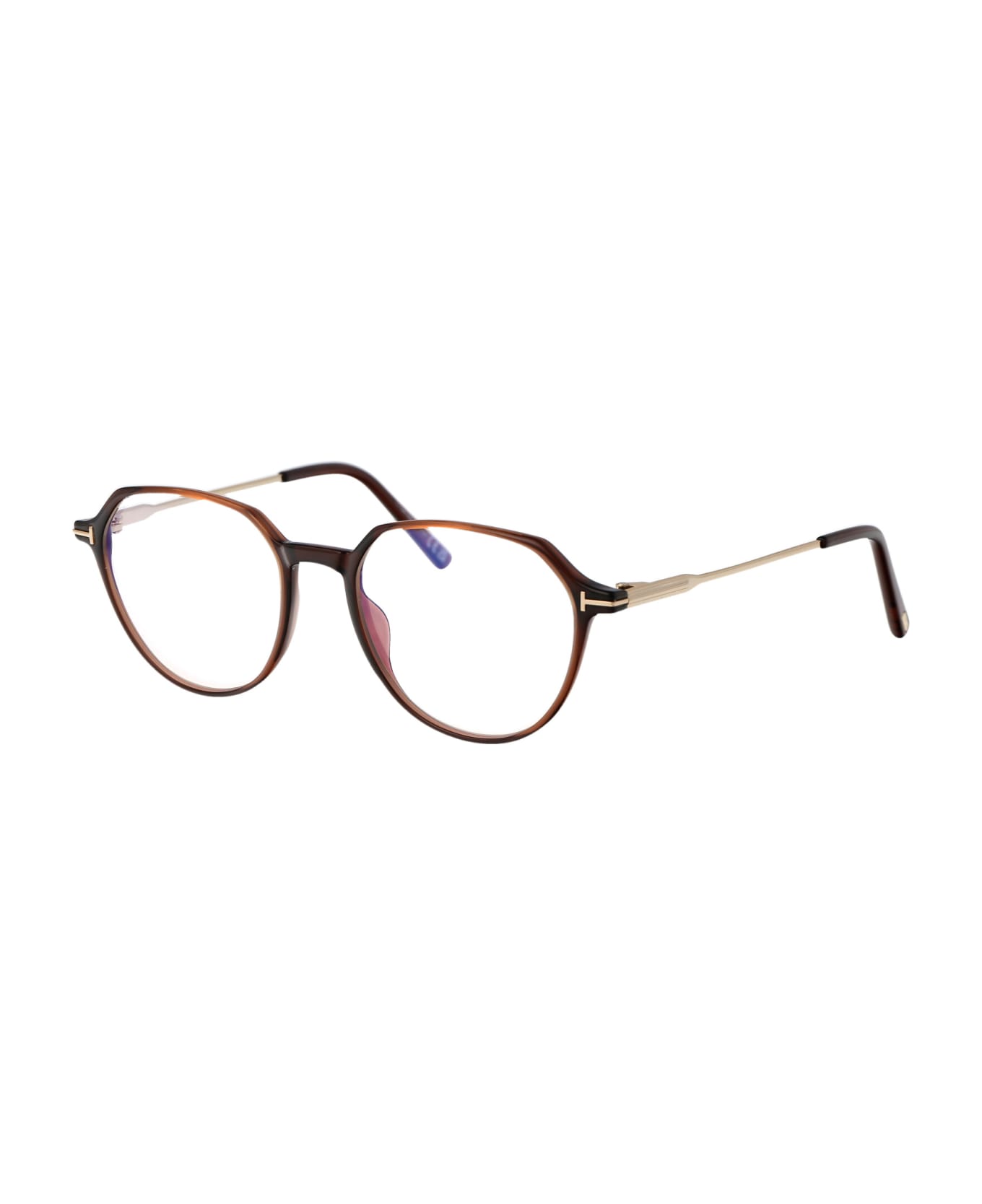 Tom Ford Eyewear Ft5875-b Glasses - 048 Marrone Scuro Luc