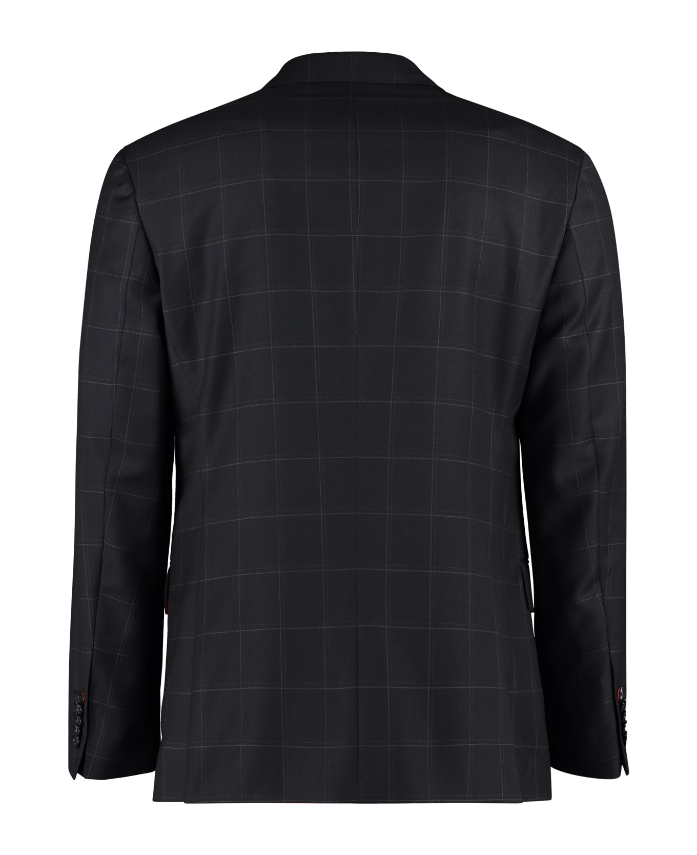 Hugo Boss Double-breasted Wool Jacket - black ブレザー