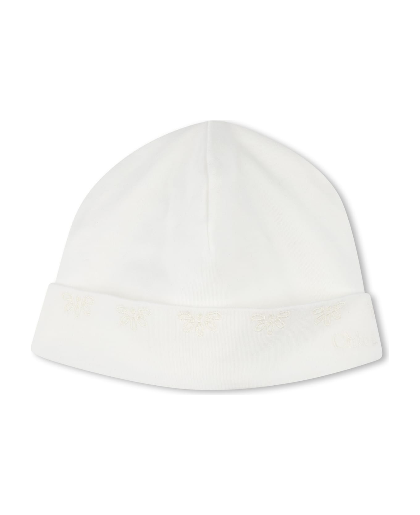 Chloé Tutina Con Ruches - White