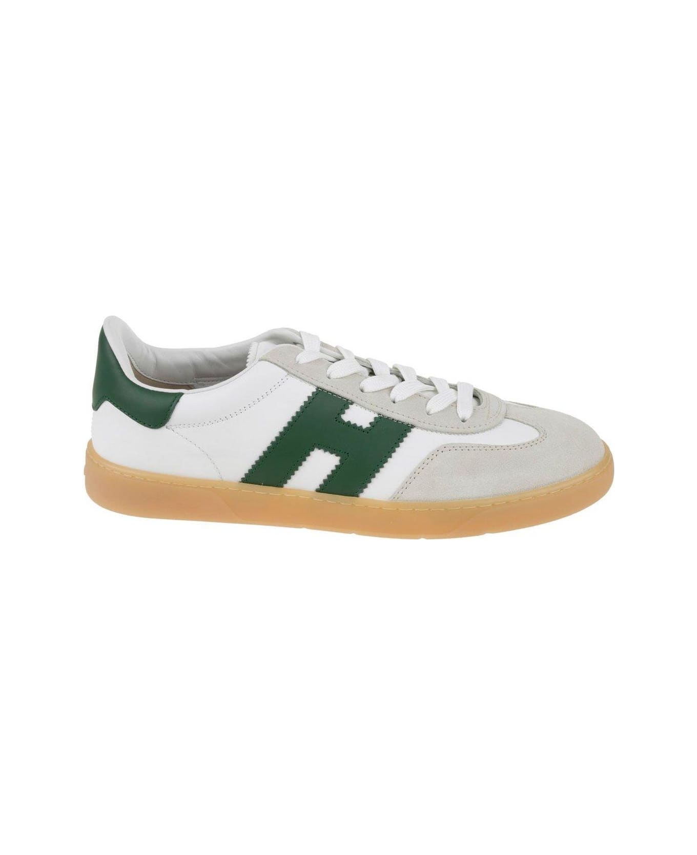 Hogan Cool Side H Patch Sneakers - R Bianco/verde