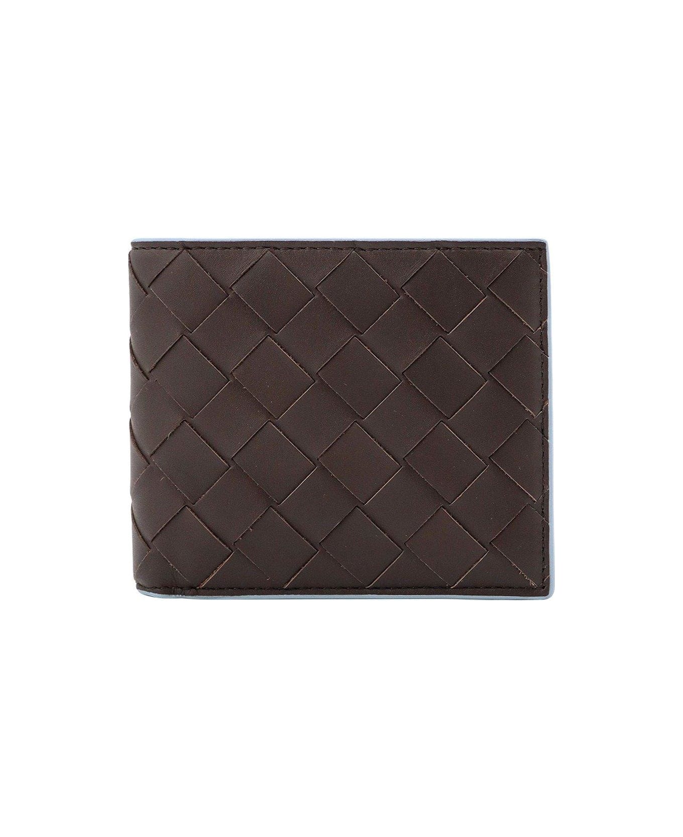 Bottega Veneta Intrecciato Bi-fold Wallet - Brown 財布