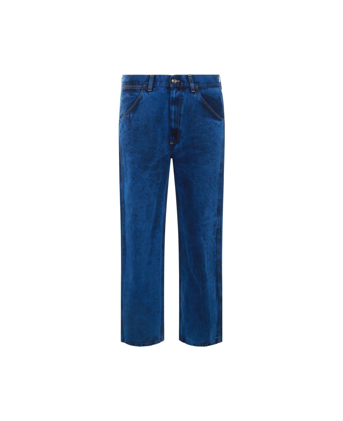 Vivienne Westwood Ranch Acid Wash Denim Jeans - BLUE