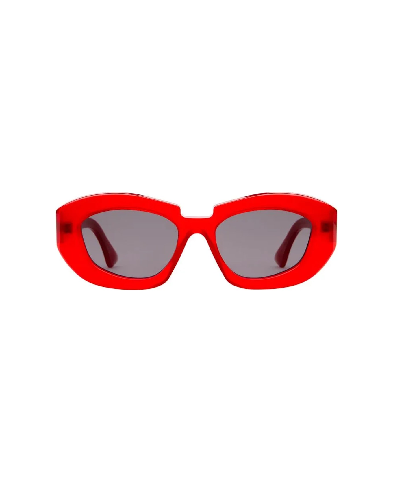 Kuboraum Maske X23 Rd 2grey Red Sunglasses - Rosso