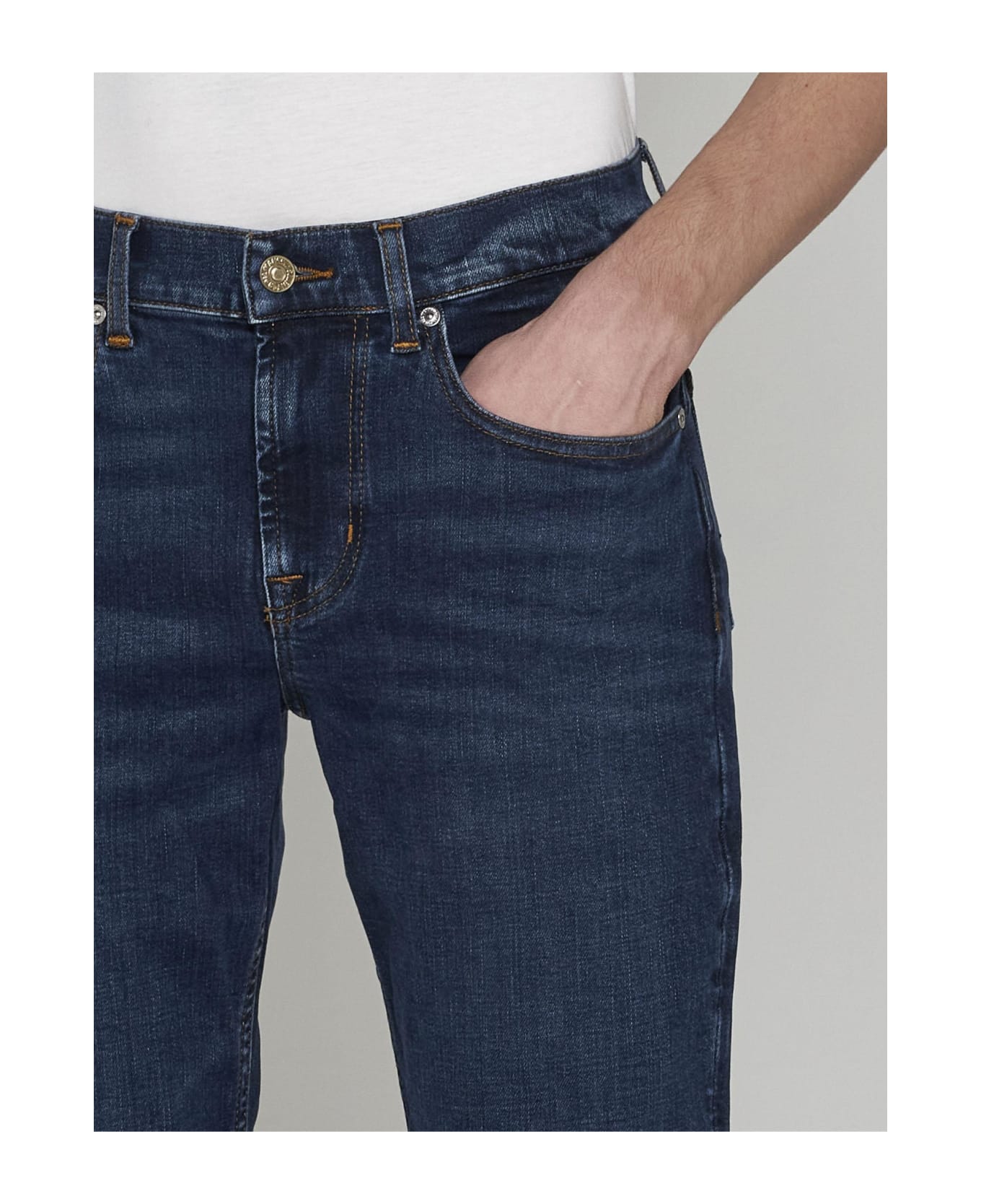 7 For All Mankind Slimmy Tapered Jeans - DENIM BLUE デニム