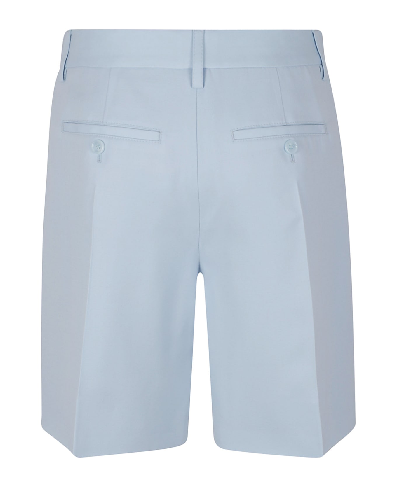 Burberry Concealed Shorts - Pale Blue