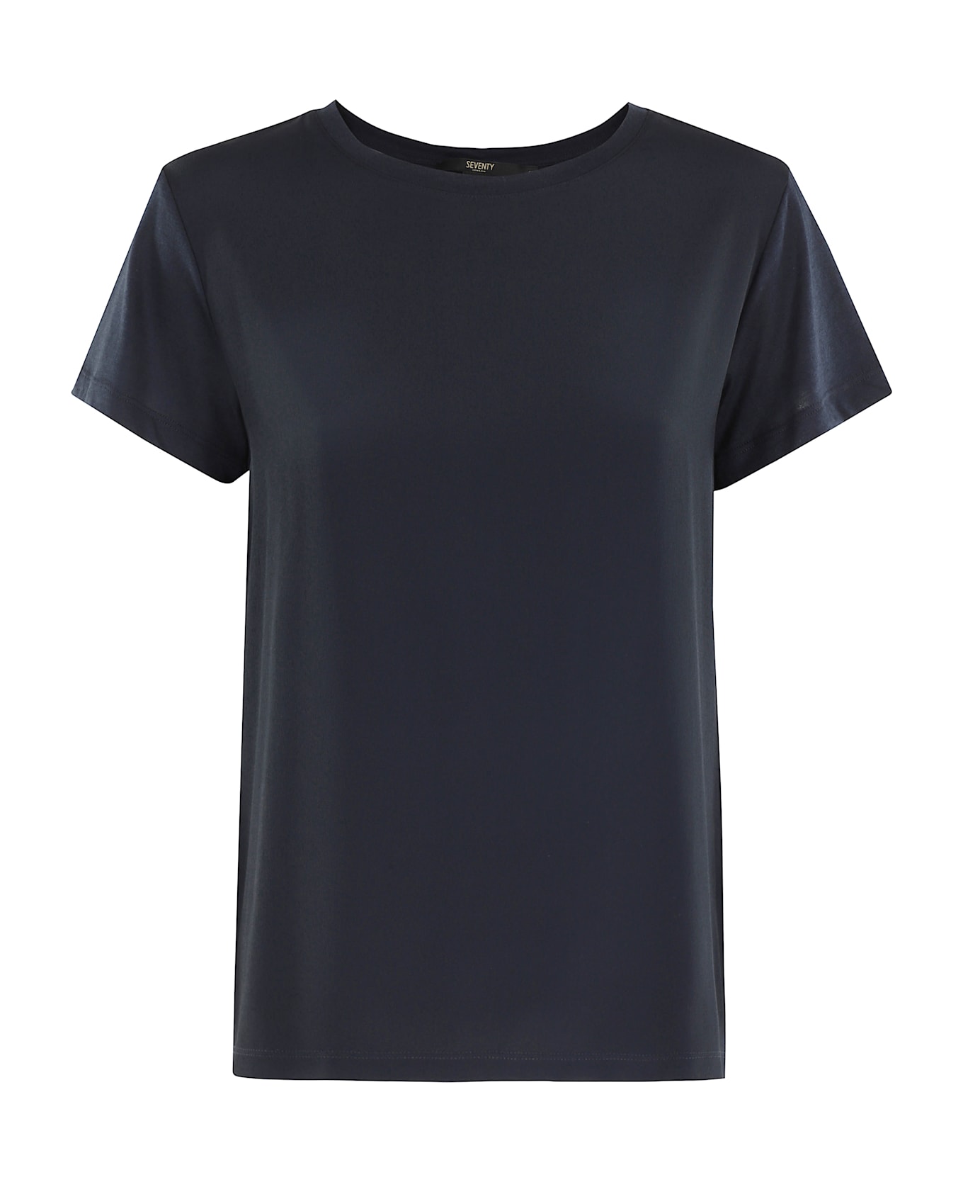 Seventy Tshirt Crepe Misto Seta - Blu