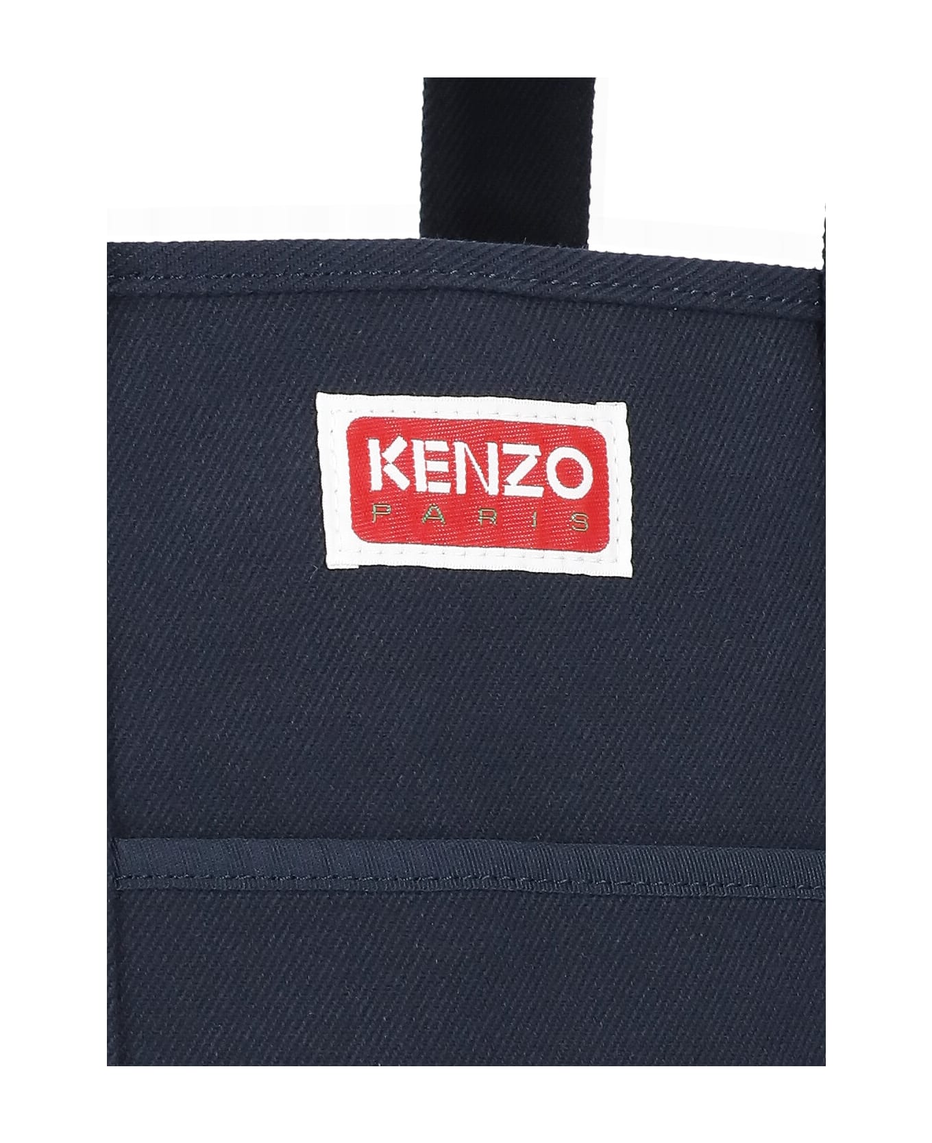 Kenzo Boke Flower Shoulder Tote Bag - Blue