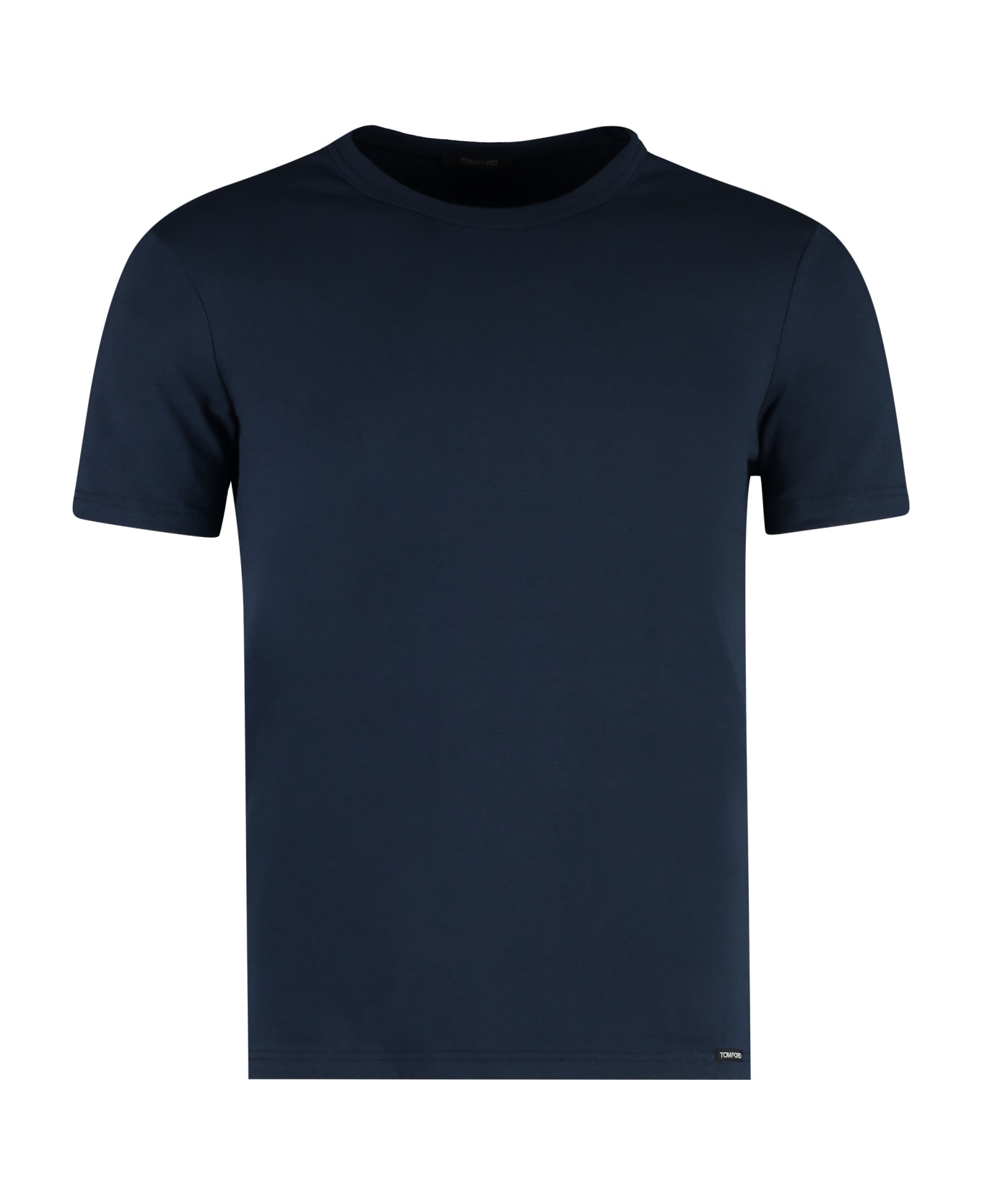Tom Ford Cotton Crew-neck T-shirt - navy