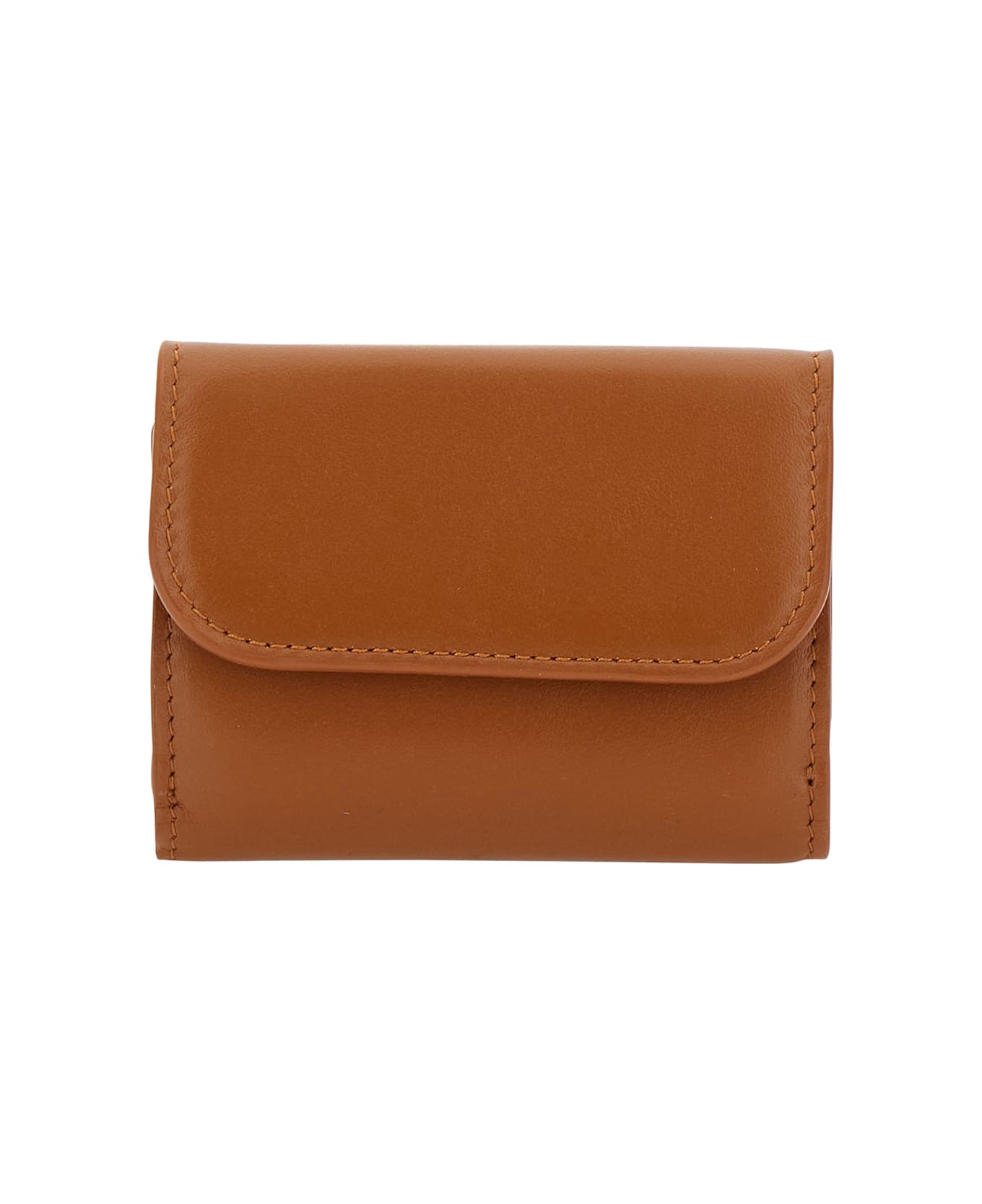 Chloé Sense Trifold Wallet Small Brown - Beige