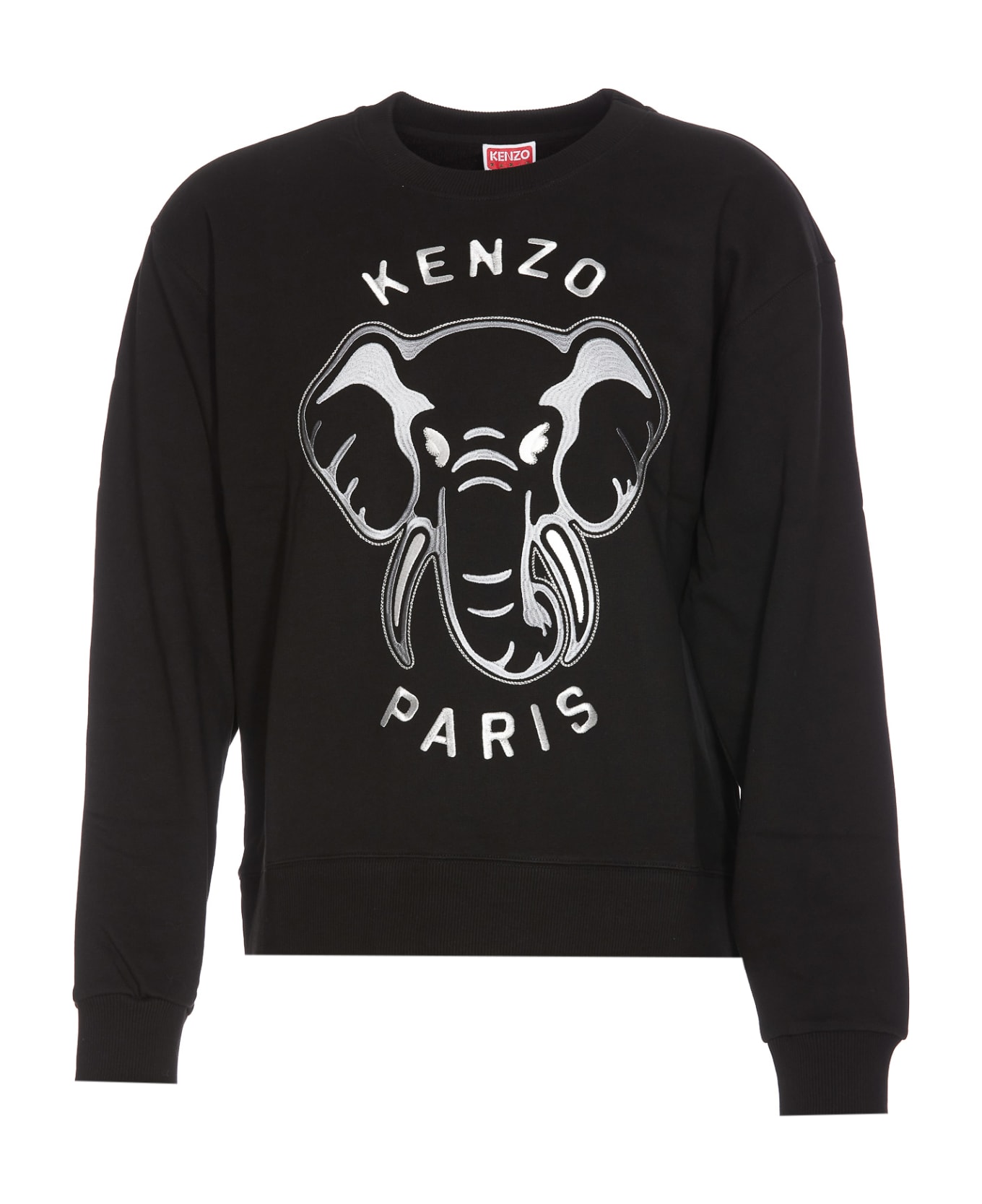 Kenzo Elephant Sweatshirt - Black フリース