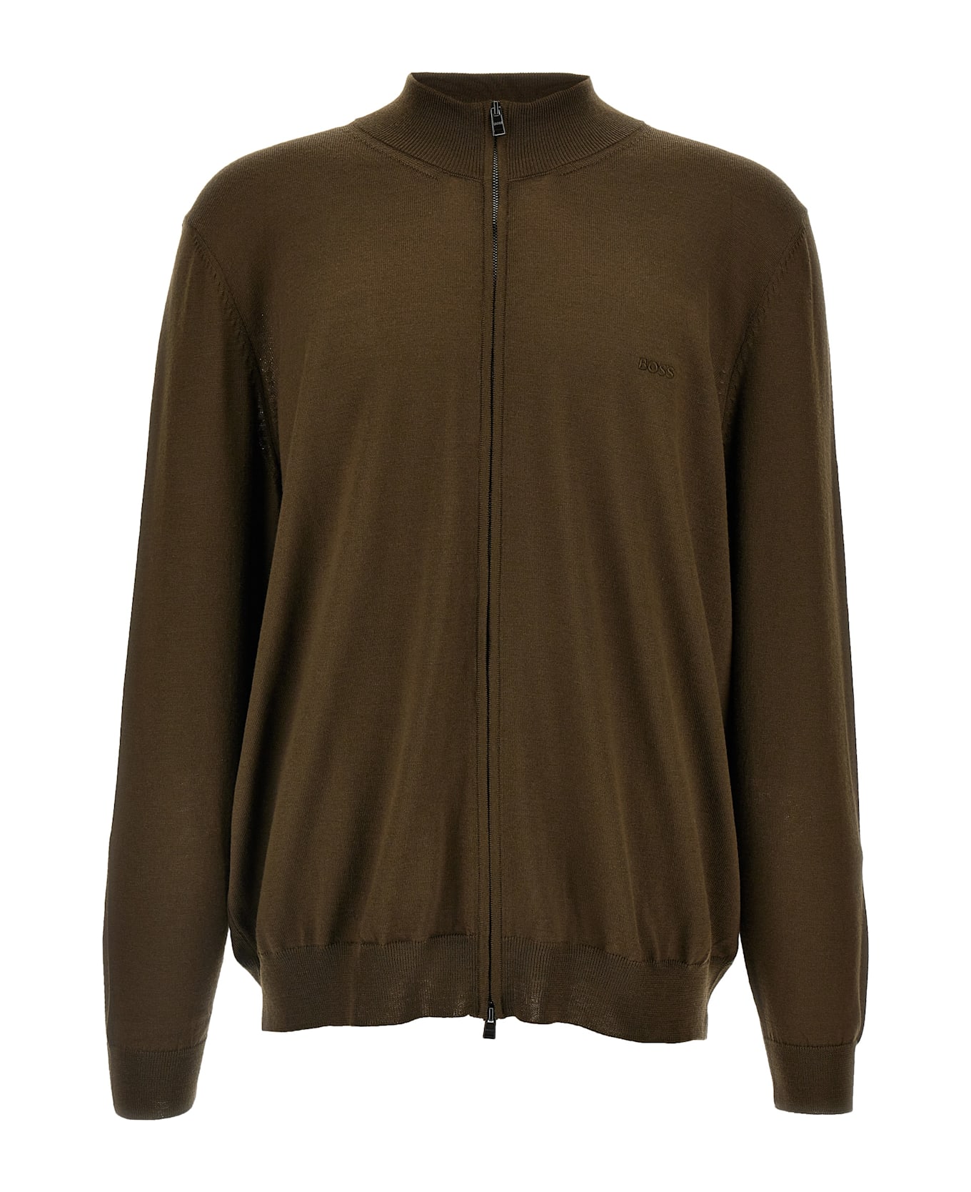 Hugo Boss 'balonso-l' Cardigan - Green