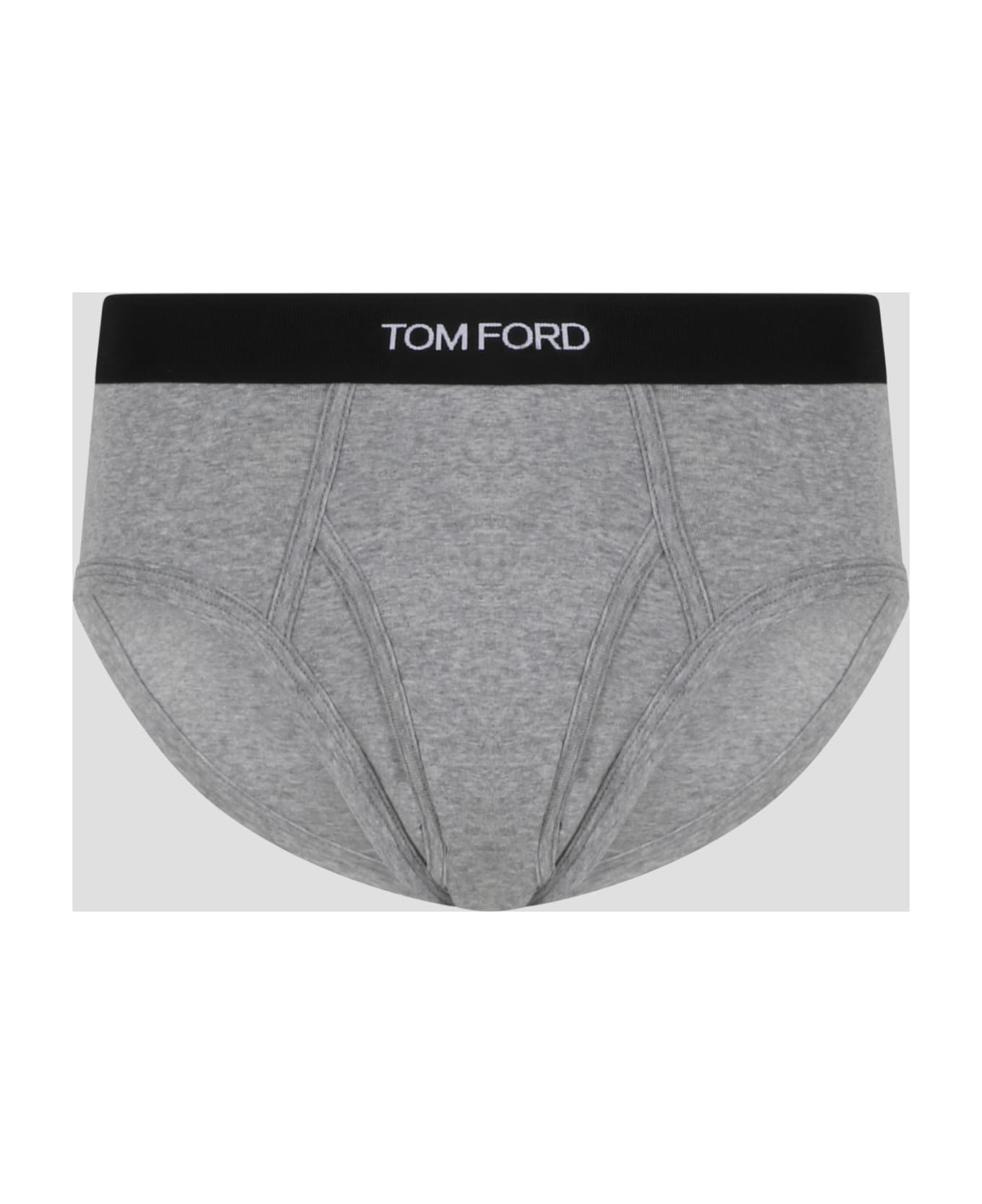 Tom Ford Cotton Briefs - Grey