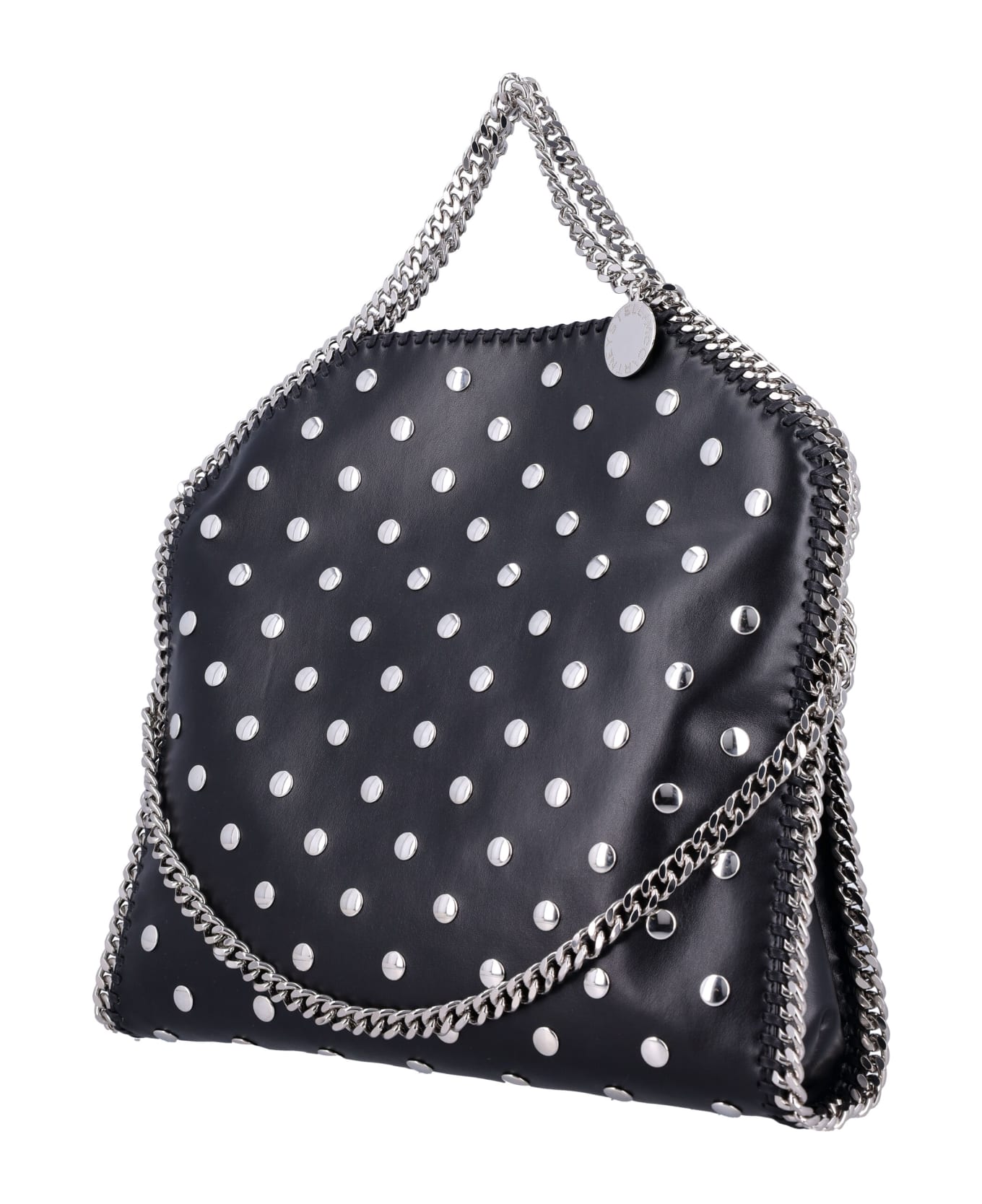 Stella McCartney Studded 3 Chains Falabella Bag - BLACK