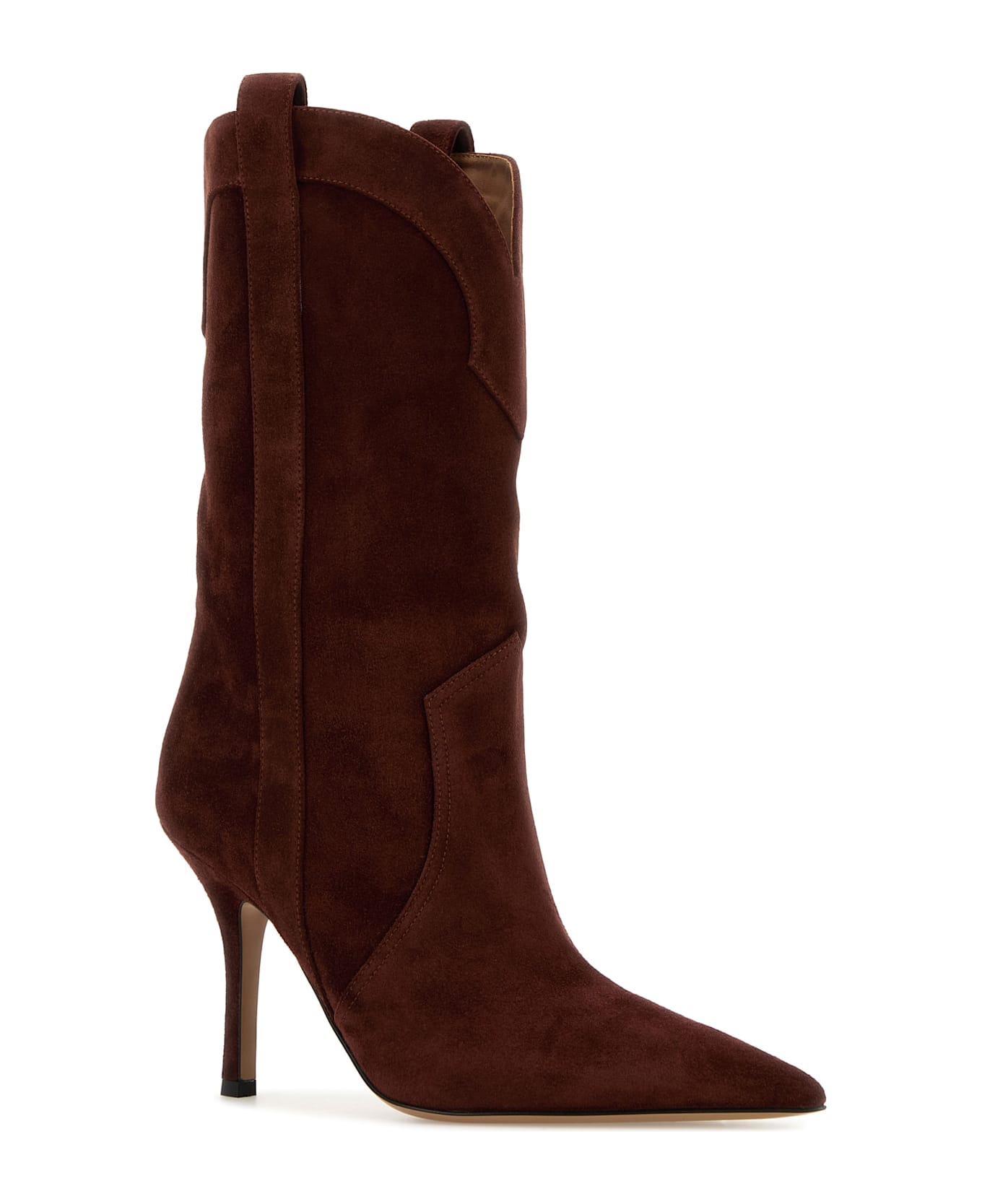 Paris Texas Paloma Mid Calf Boot 95 - MOGANO