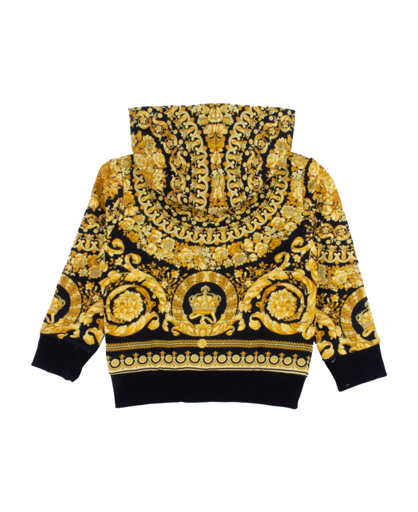 Versace Baroque Hooded Sweatshirt - Multicolor
