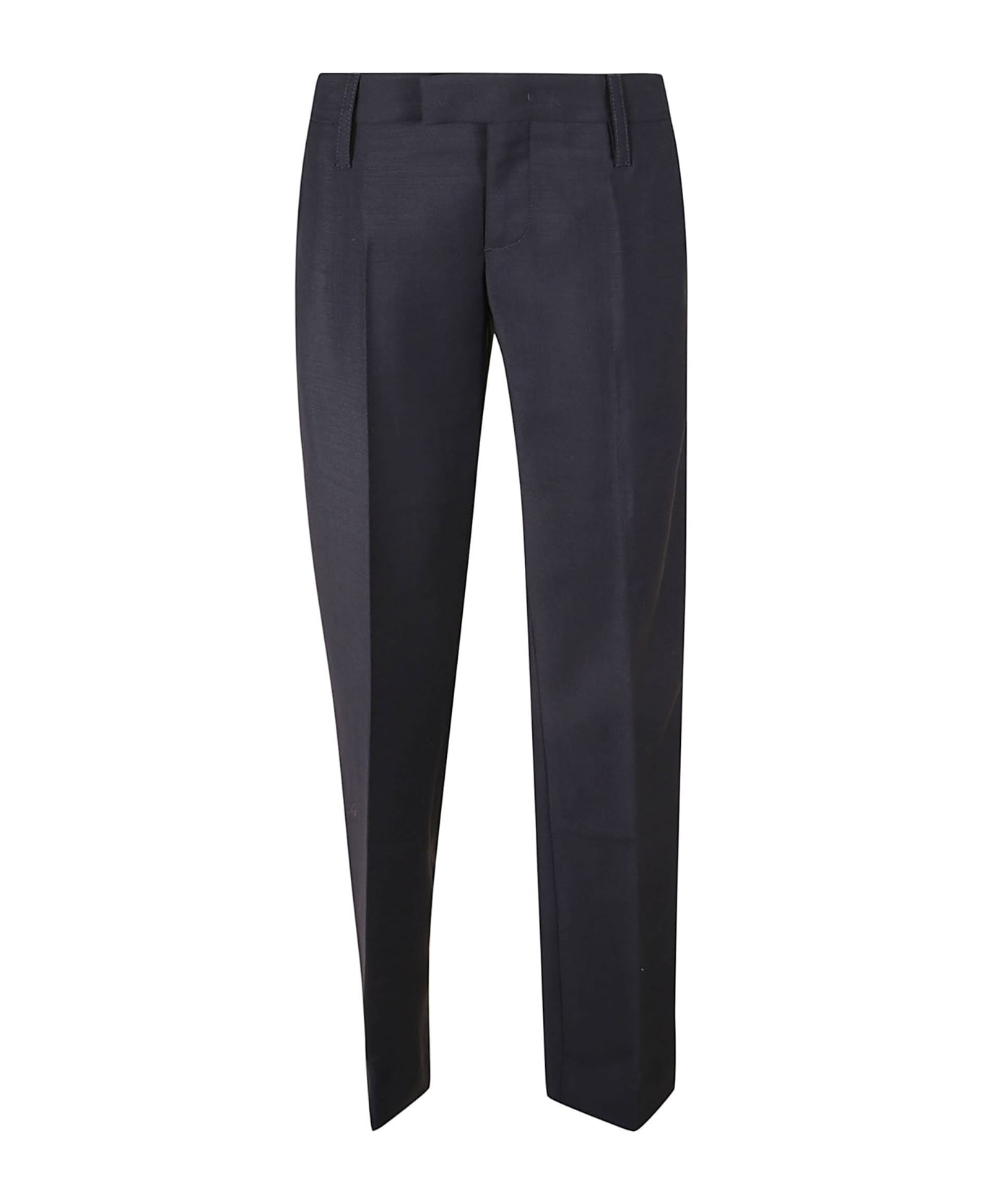 Miu Miu Fitted Classic Trousers - Navy ボトムス