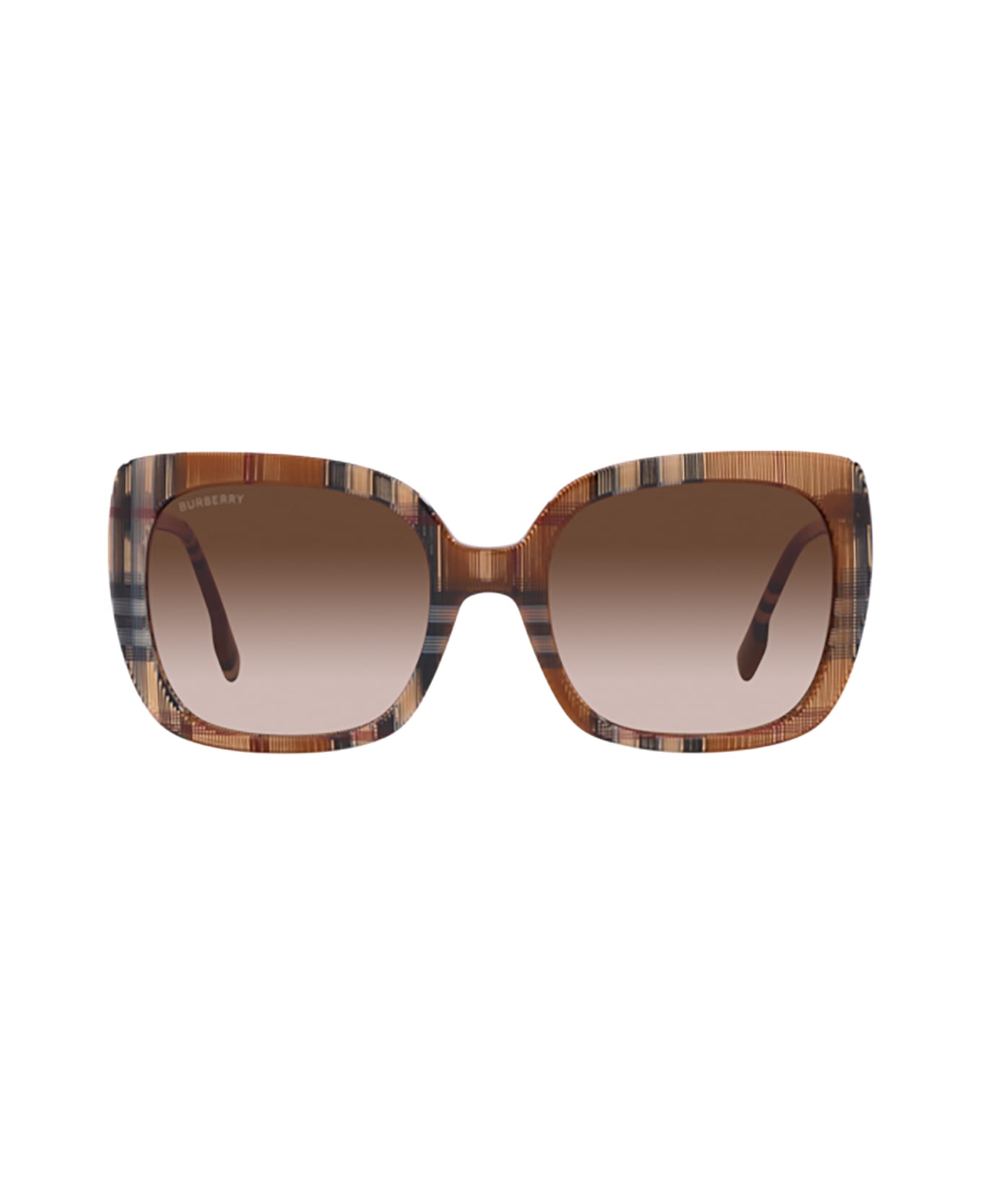 Burberry Eyewear Be4323 Brown Check Sunglasses - Brown Check