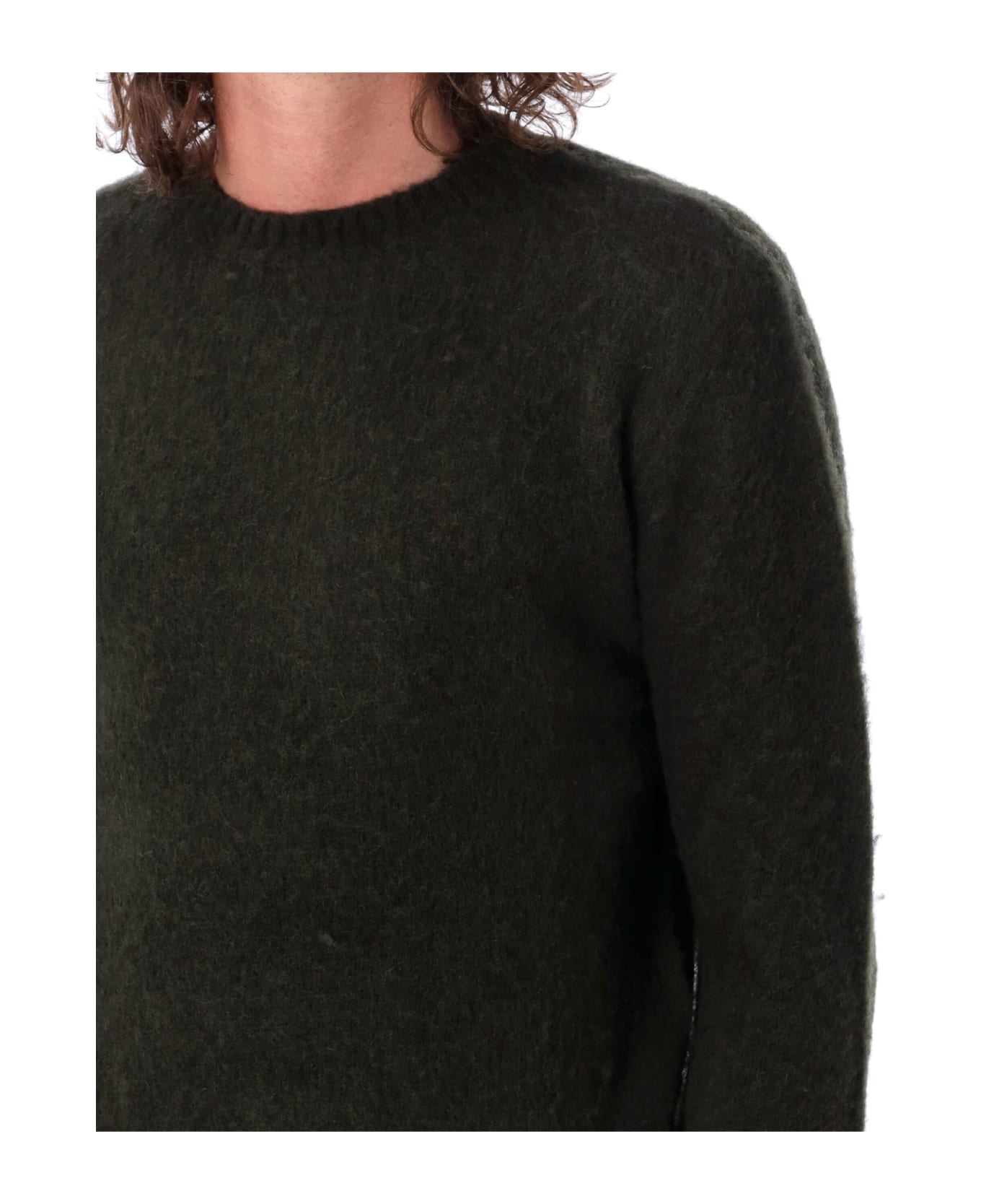 Aspesi Crewneck Sweater - MILITARY GREEN ニットウェア