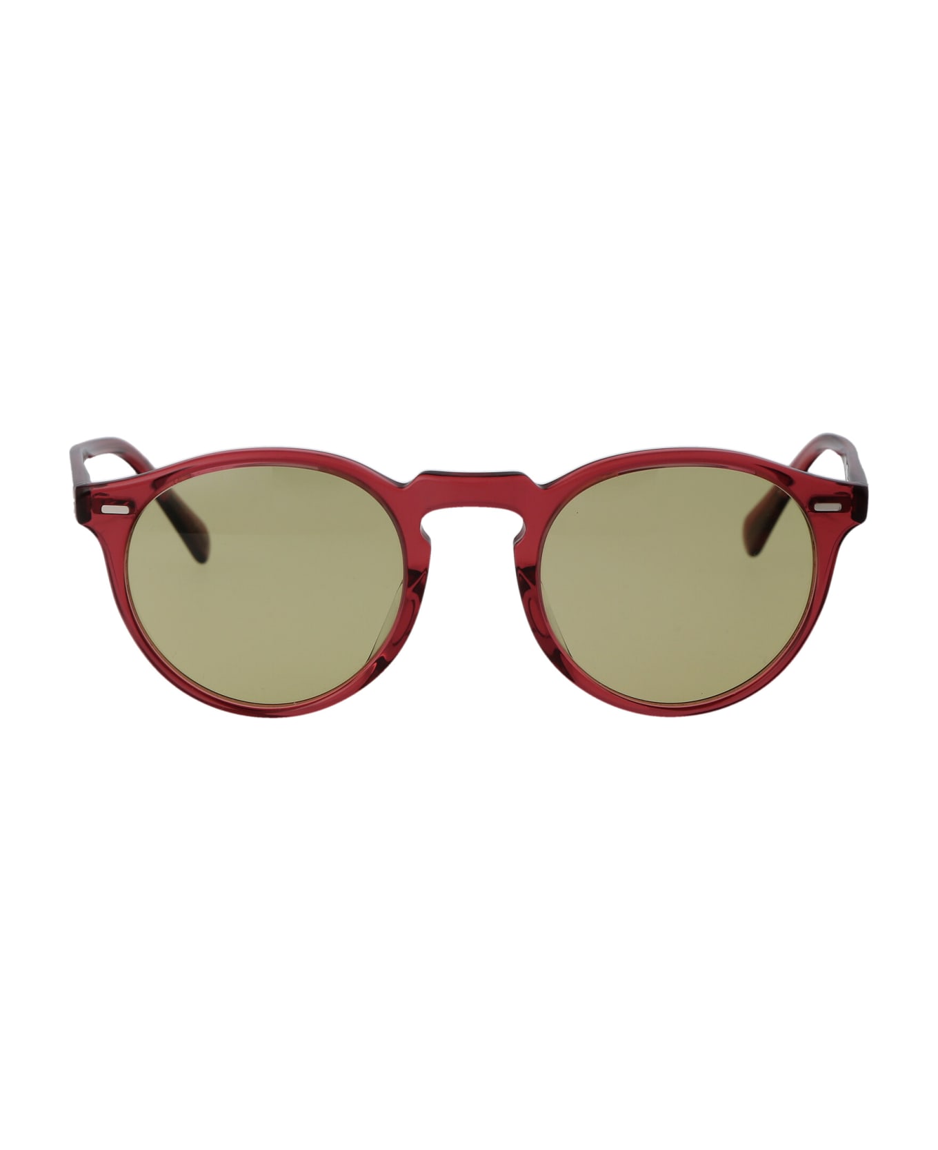Oliver Peoples Gregory Peck Sun Sunglasses - 17644C Translucent Rust