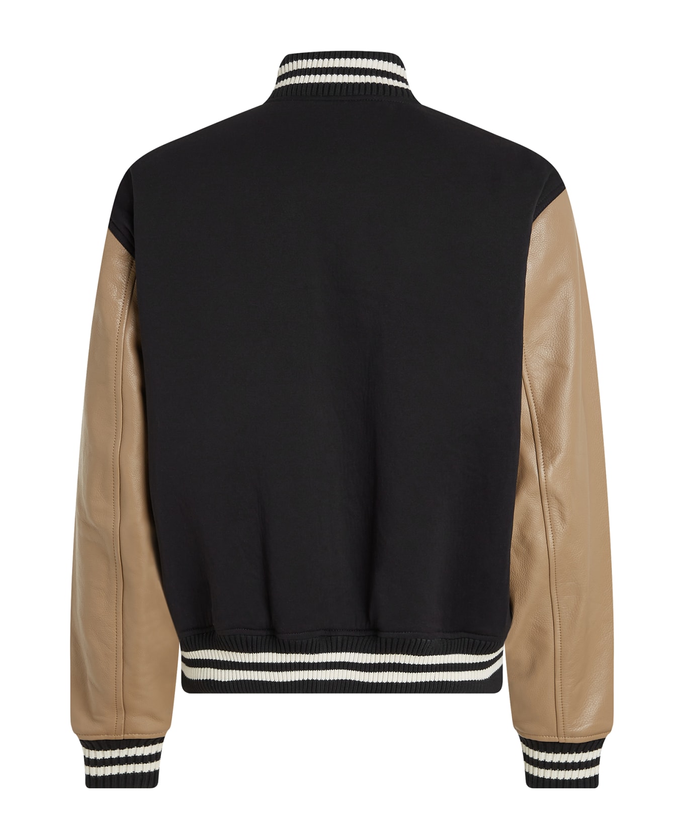 Tommy Hilfiger Varsity Jacket With Color Block Pattern - BLACK ジャケット