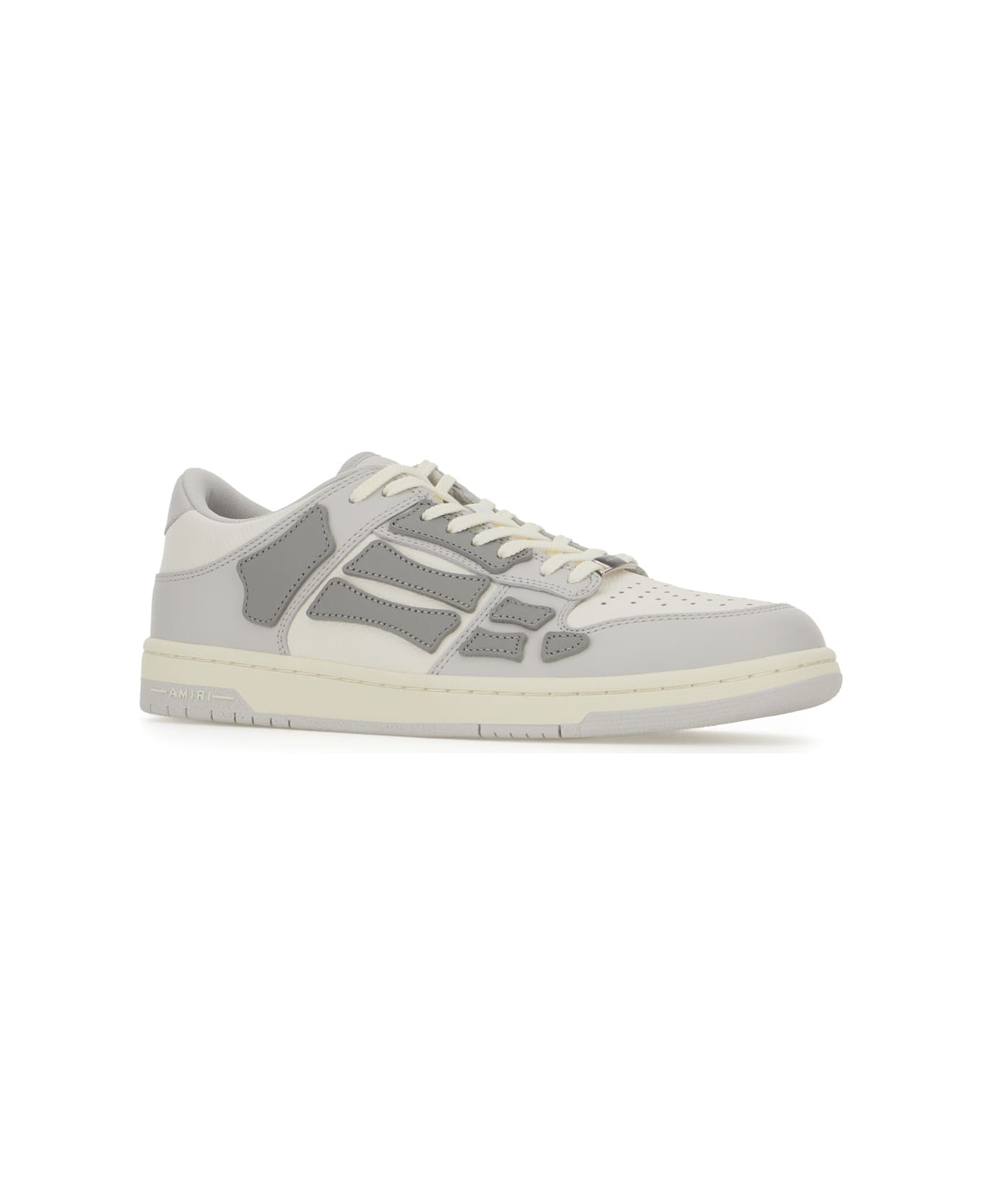 AMIRI Multicolor Leather Skel Top Sneakers - GREY