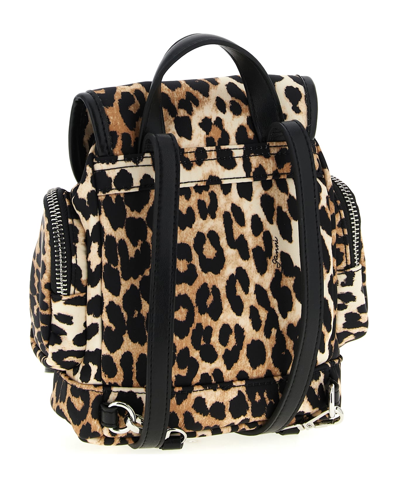 Ganni Animalier 'bucky' Backpack - Brown