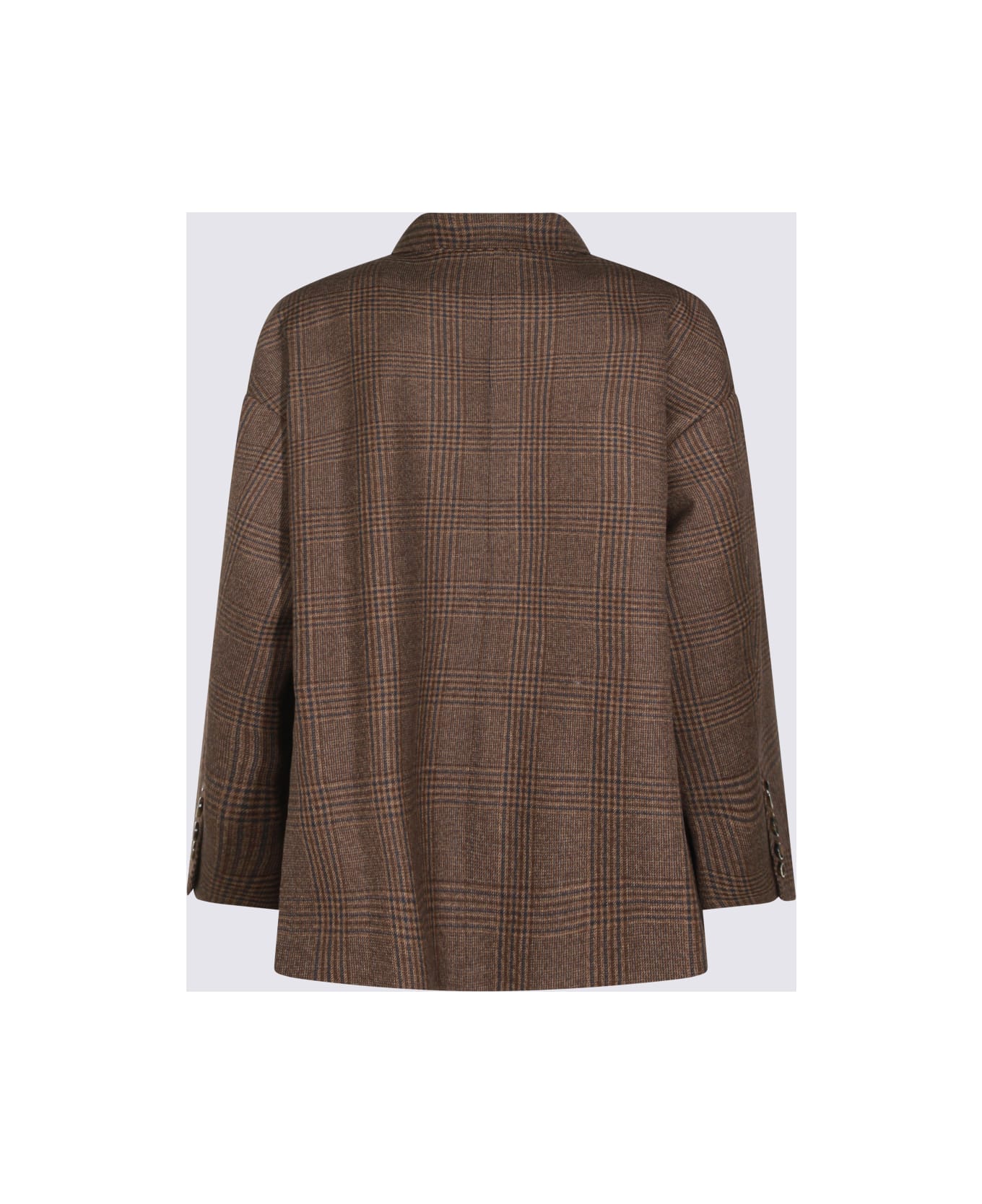 Nine in the Morning Brown Wool Blazer - Grey