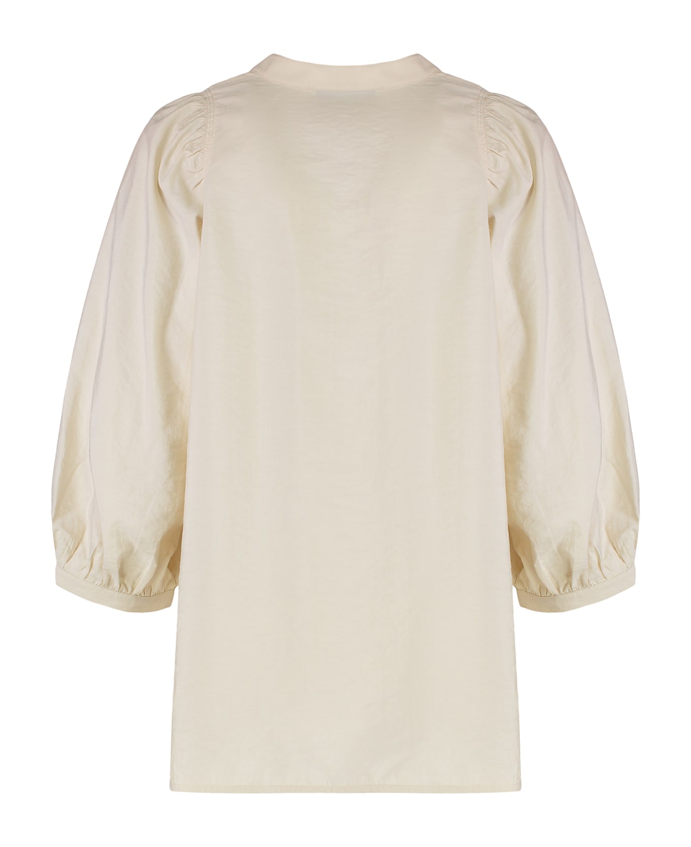 Yves Salomon Silk Blend Blouse - panna