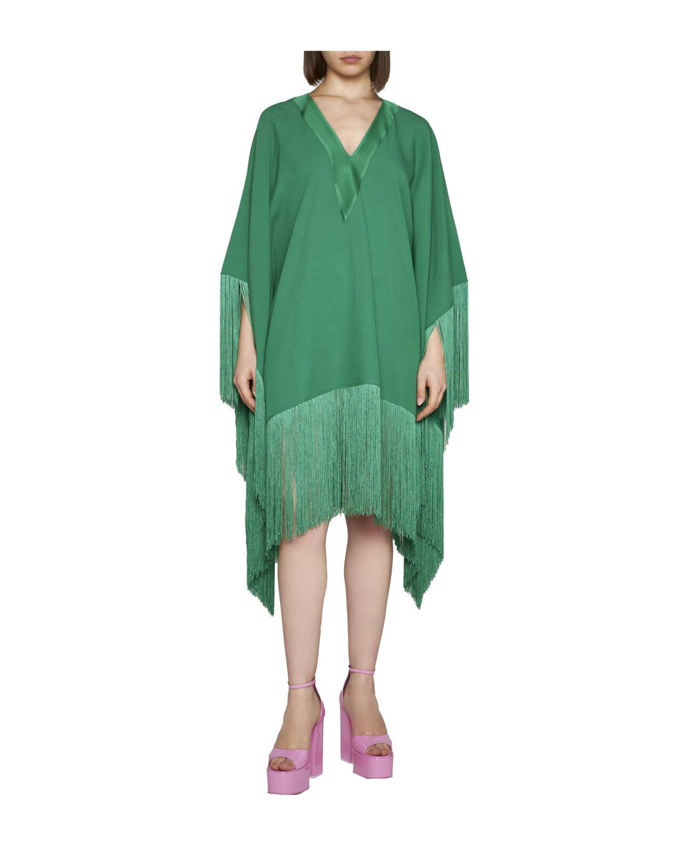 Taller Marmo Dress - Emerald green