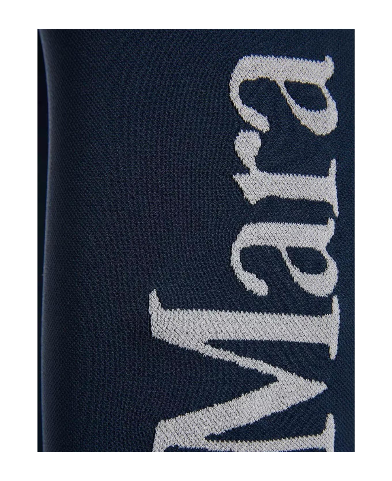 'S Max Mara Logo Printed Leggings - Blue